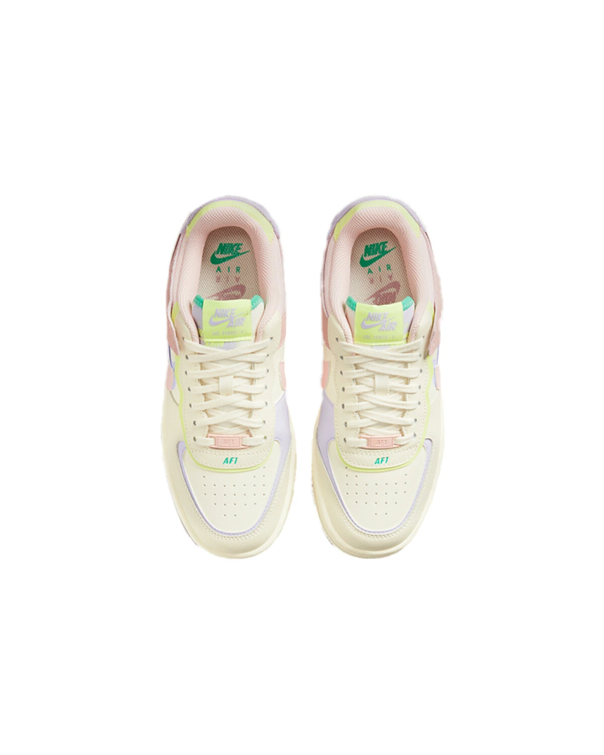 Nike Air Force 1 Shadow Cashmere женские кроссовки пастельные розовые картинка