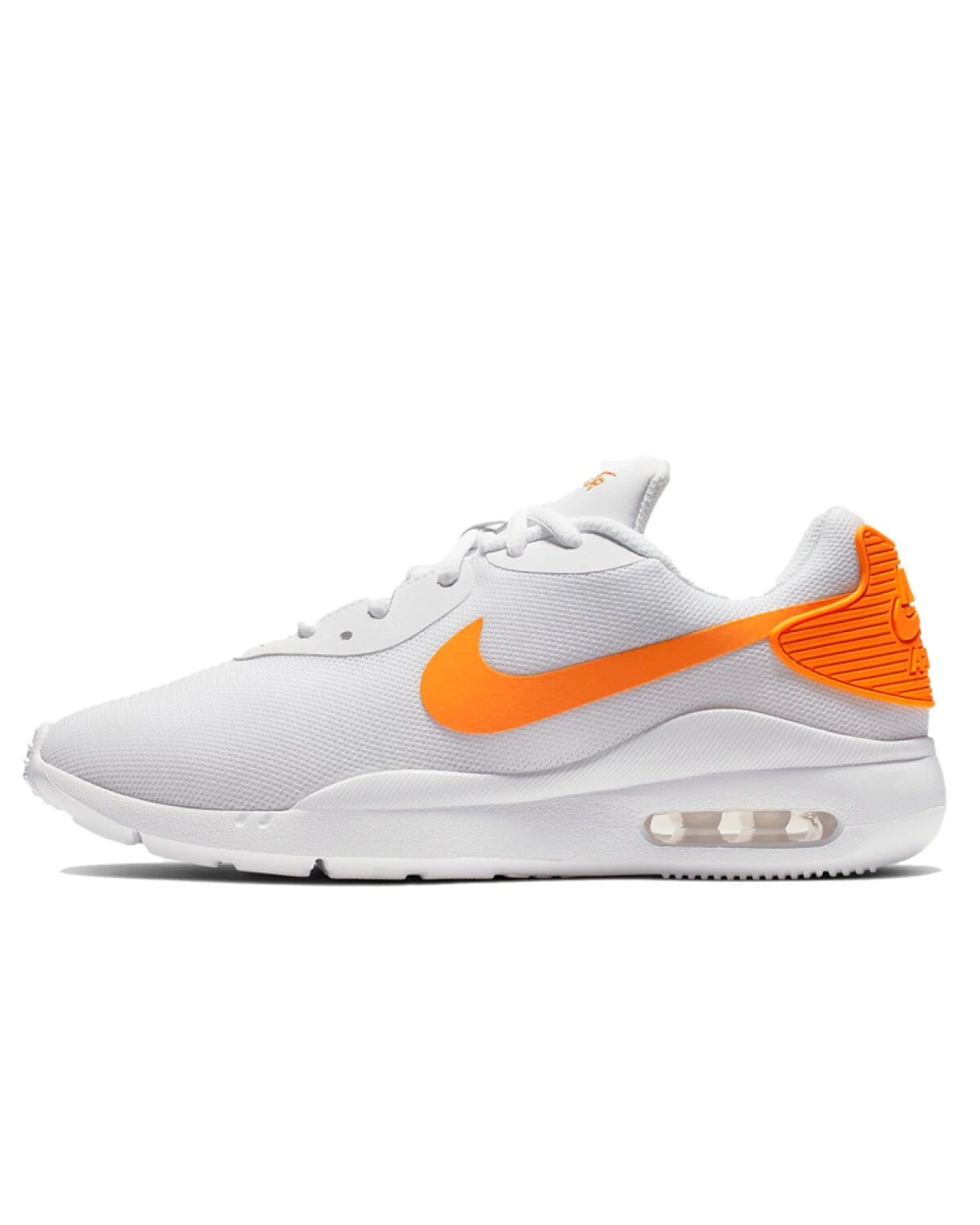 Nike Air Max Oketo женские кроссовки с амортизацией бело-оранжевые картинка