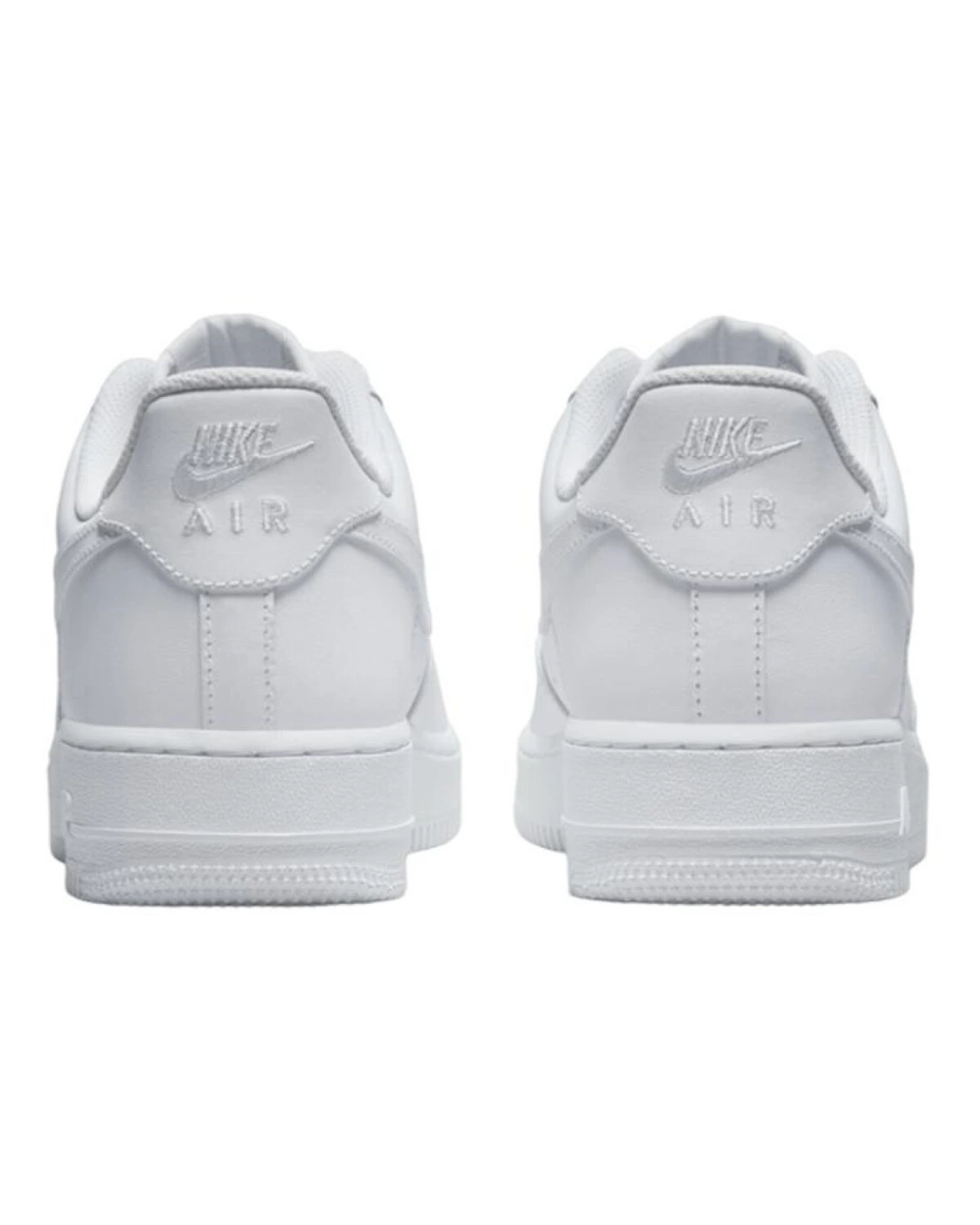 Nike Air Force 1 унисекс кроссовки белые повседневные картинка