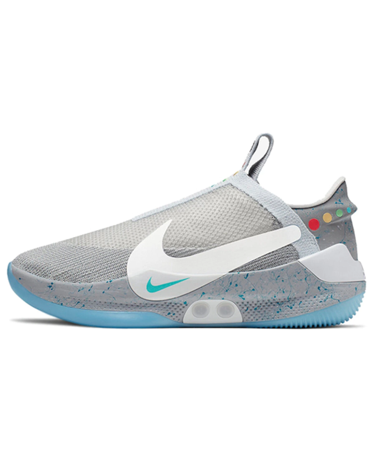 Nike Adapt BB Mag мужские баскетбольные кроссовки серые с амортизацией картинка