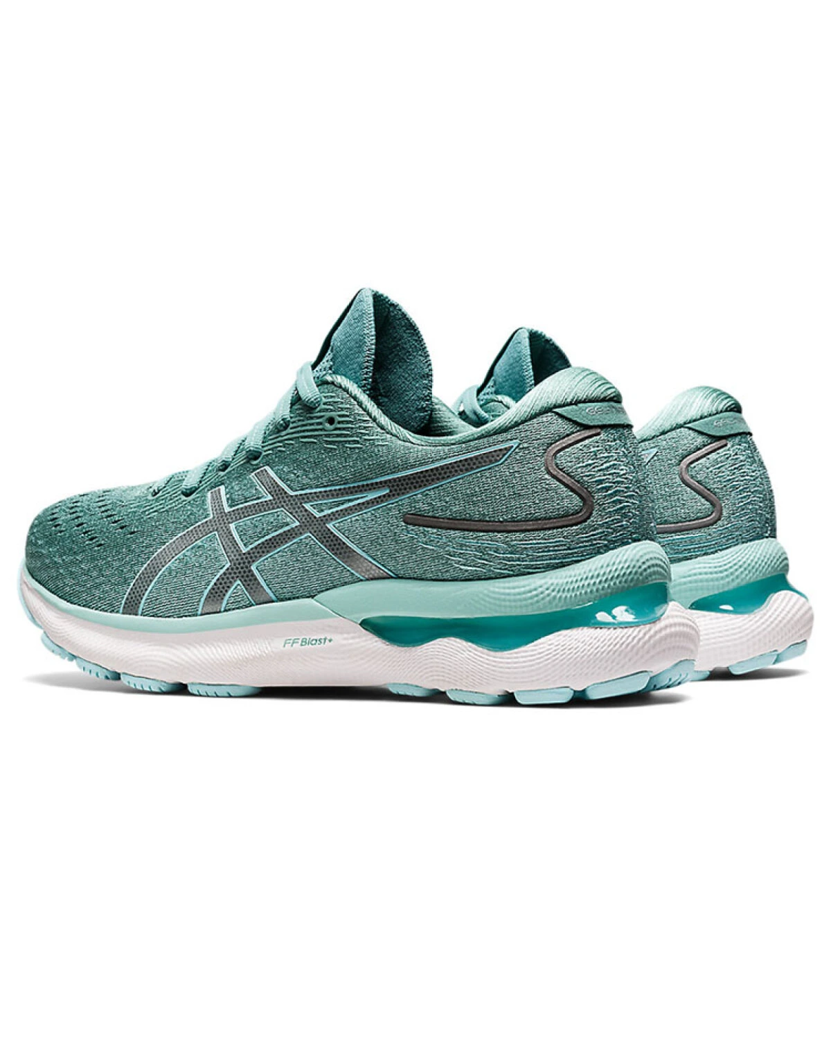 Asics GEL-Nimbus 24 женские кроссовки с амортизацией мятного цвета картинка