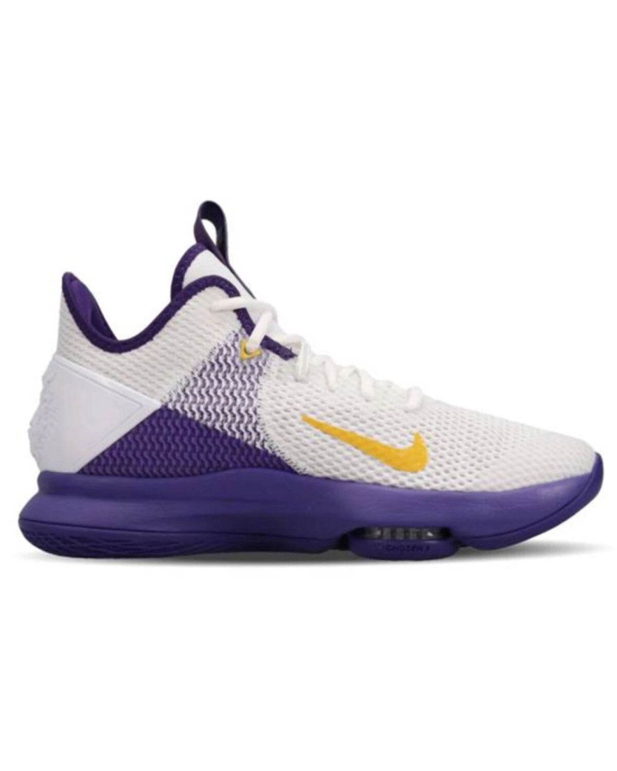 Nike Witness 4 LeBron EP мужские баскетбольные кроссовки фиолетово-белые картинка