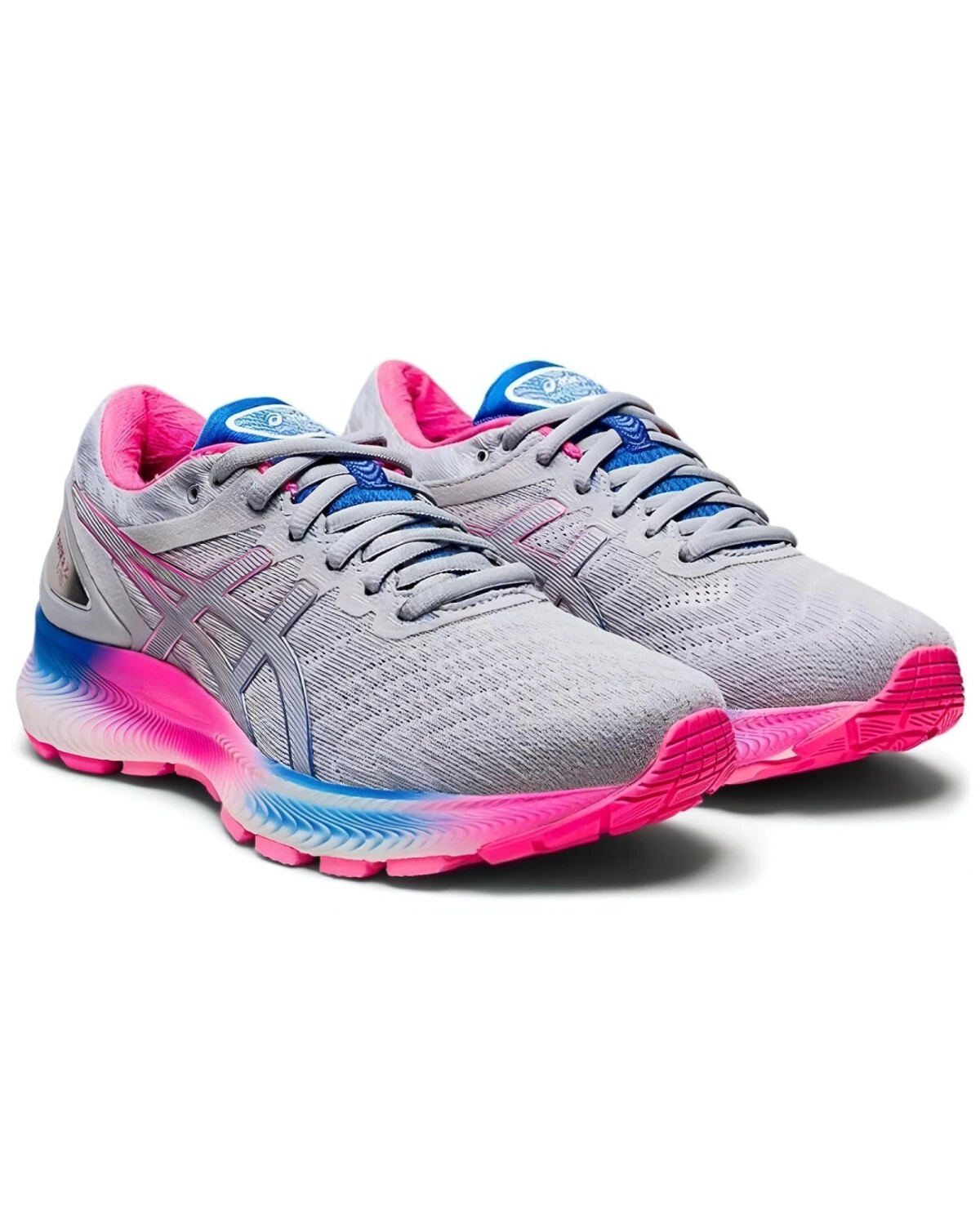 Asics Gel-Nimbus Lite женские кроссовки для бега серо-розовые картинка