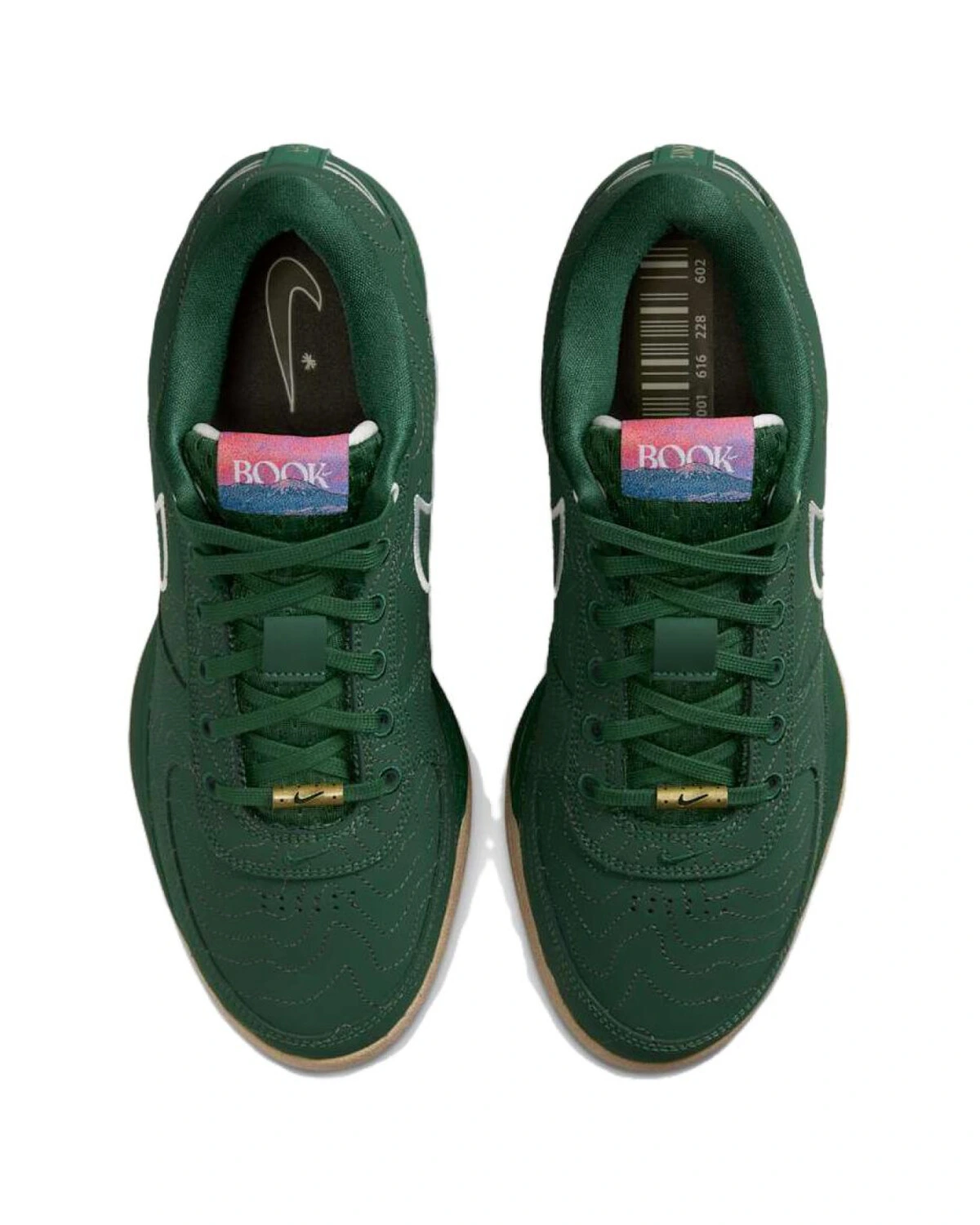 Nike Book 1 Flagstaff мужские спортивные кроссовки противоскользящие зеленые картинка