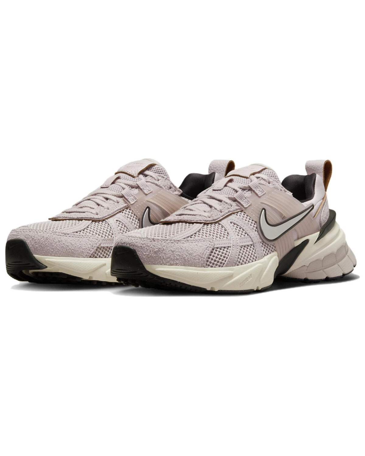 Nike V2K Run женские кроссовки розовые из сетки с амортизацией картинка