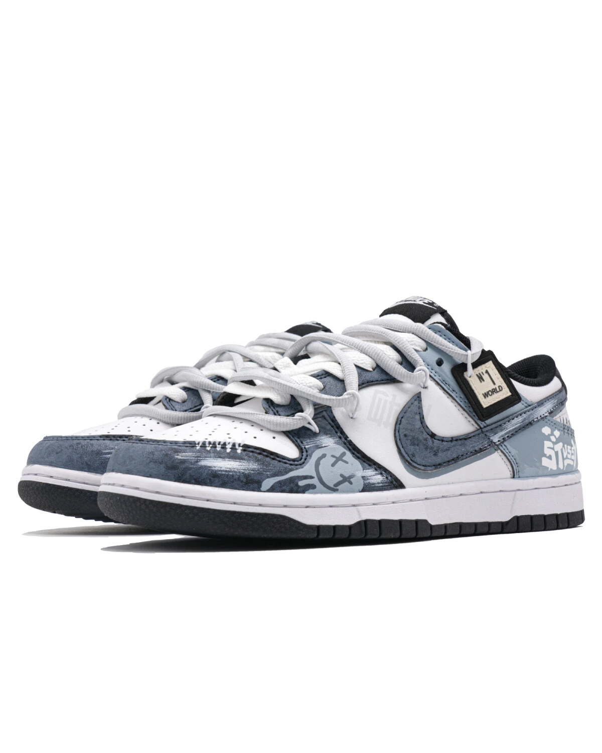 Nike Dunk Hip-Hop Party унисекс кроссовки голубые с амортизацией и защитой от скольжения картинка