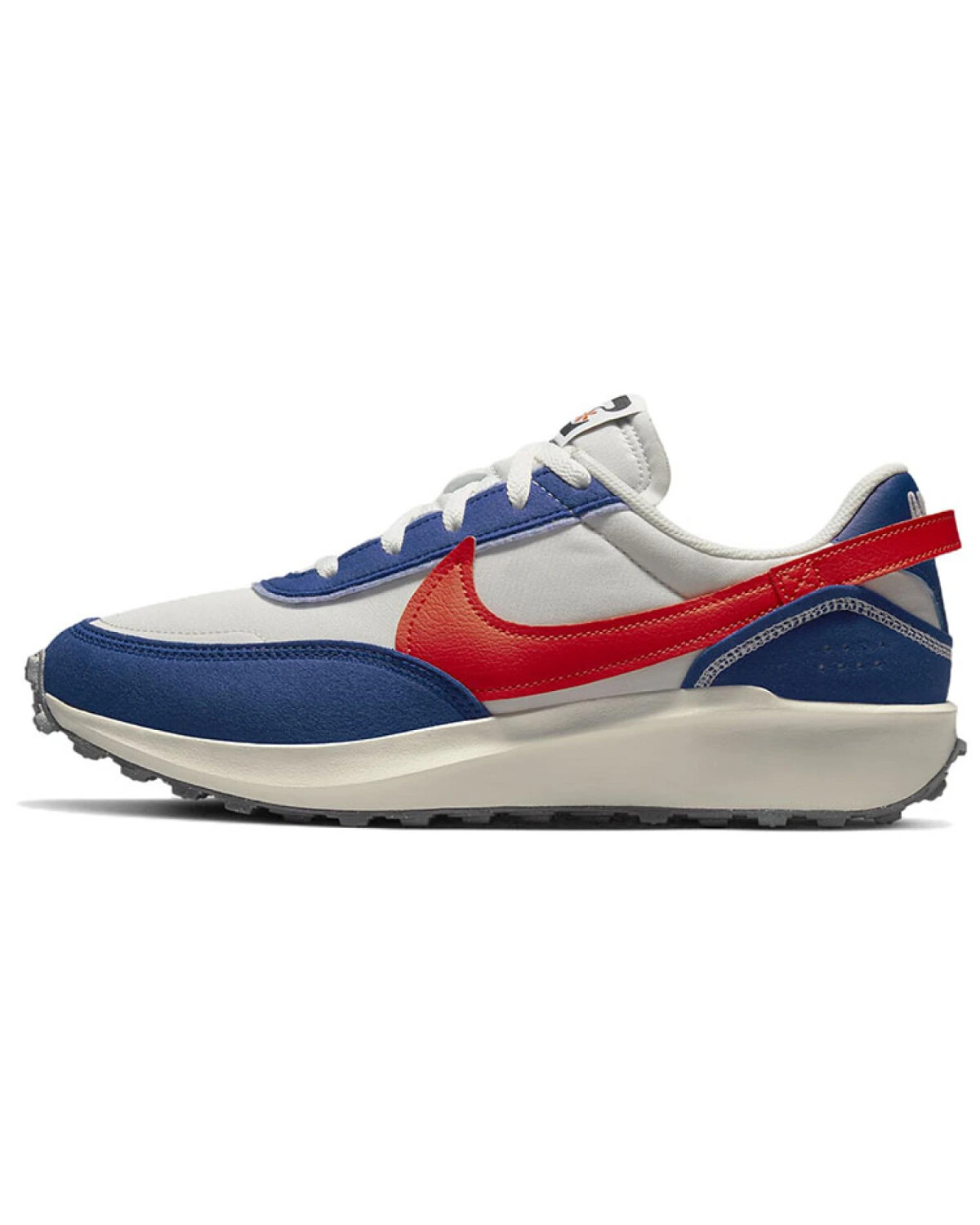 Nike Waffle Debut Swoosh мужские повседневные кроссовки бело-сине-красные картинка