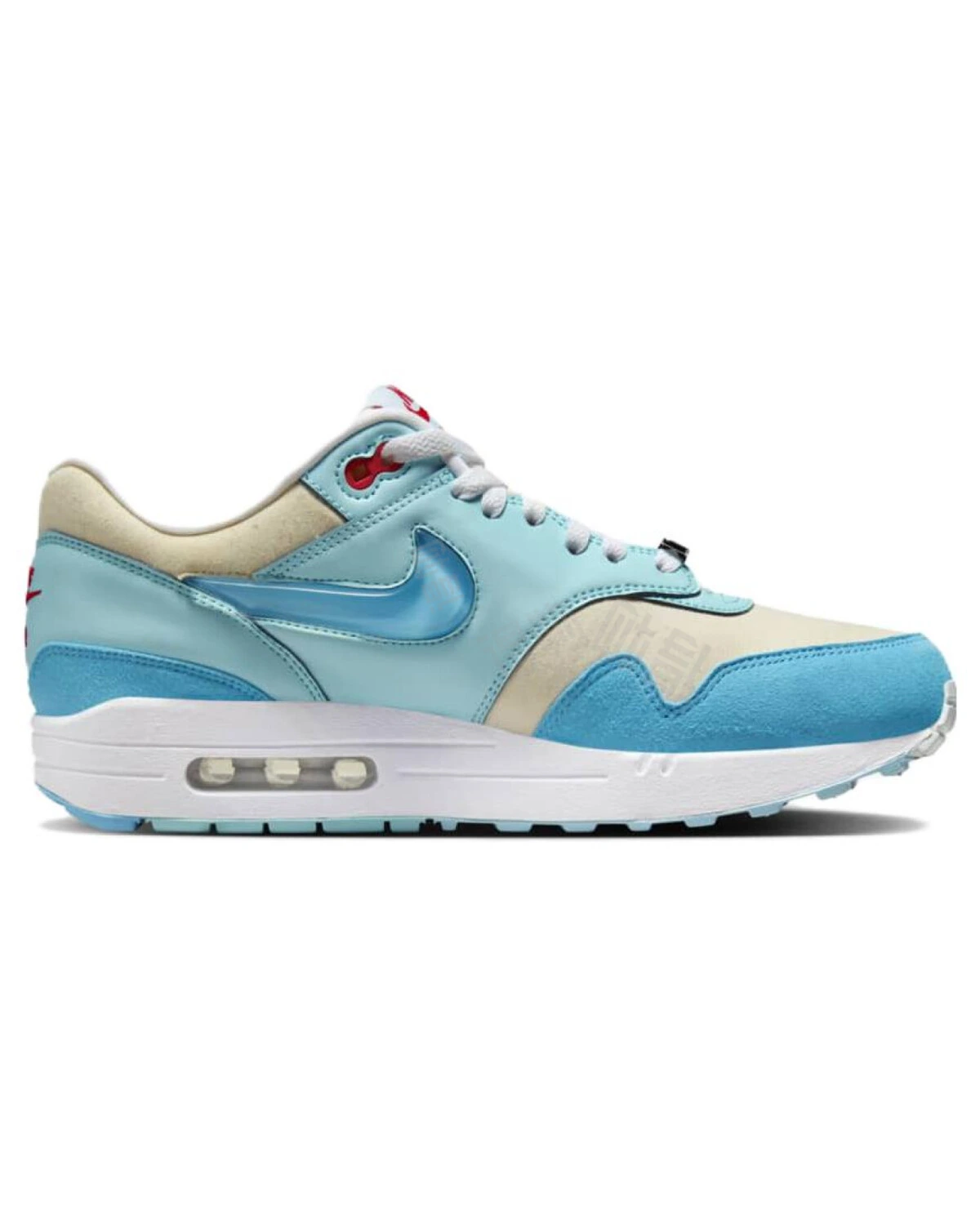 Nike Air Max 1 Puerto Rican Day "Blue Gale and Barely Blue" мужские кроссовки сине-белые картинка