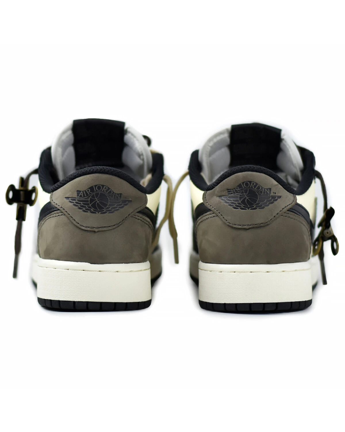 Jordan Air Jordan 1 мужские кроссовки черно-коричневые баскетбольные картинка
