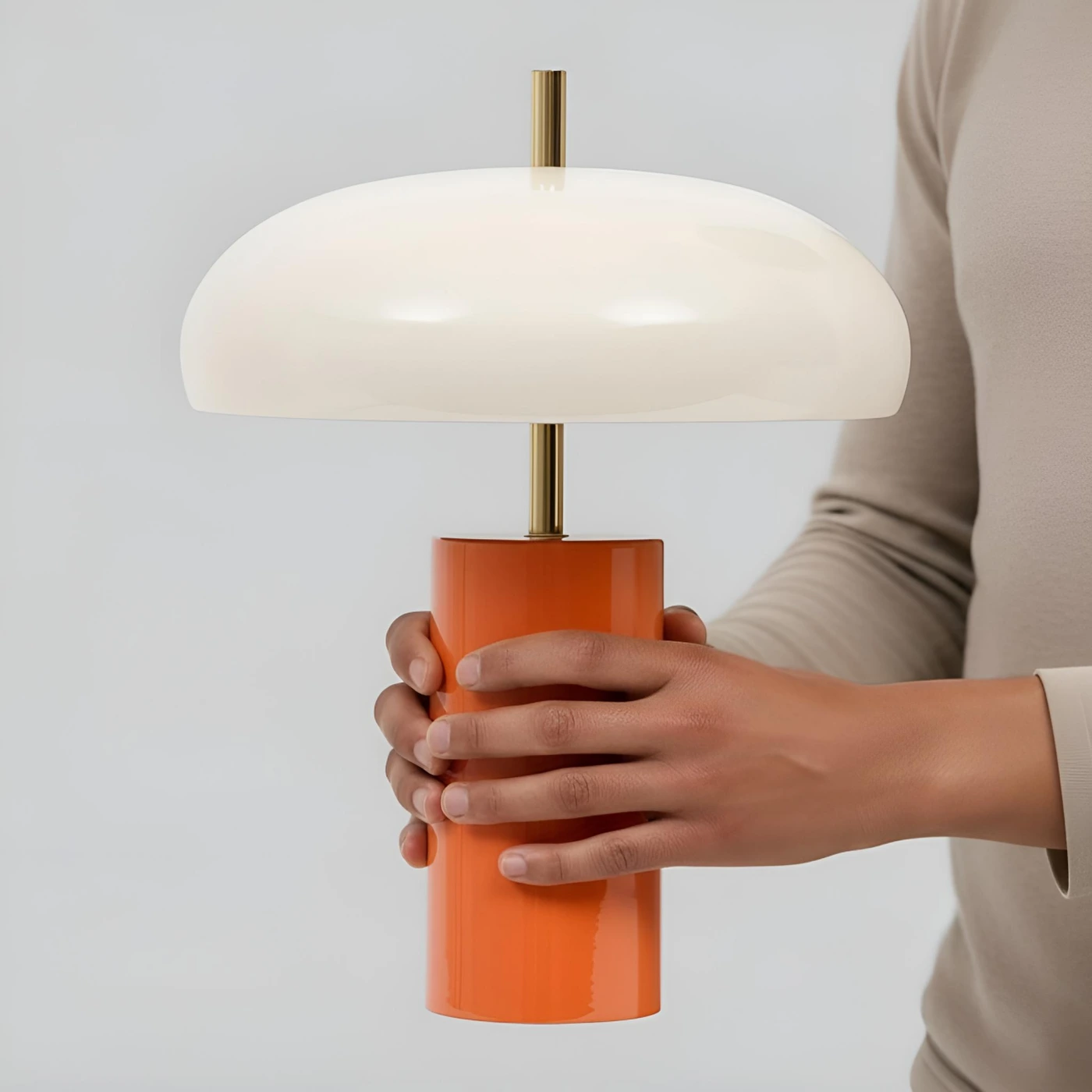 Прикроватный светильник в виде гриба в скандинавском стиле картинка