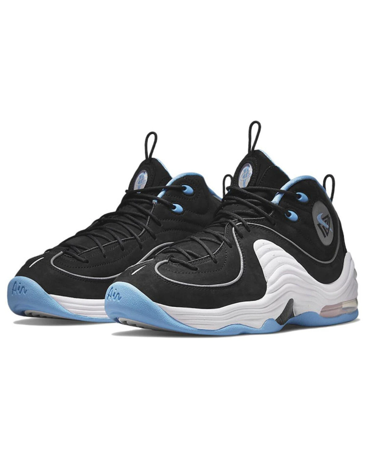 Nike Air Max Penny 2 мужские кроссовки черно-синие средние картинка