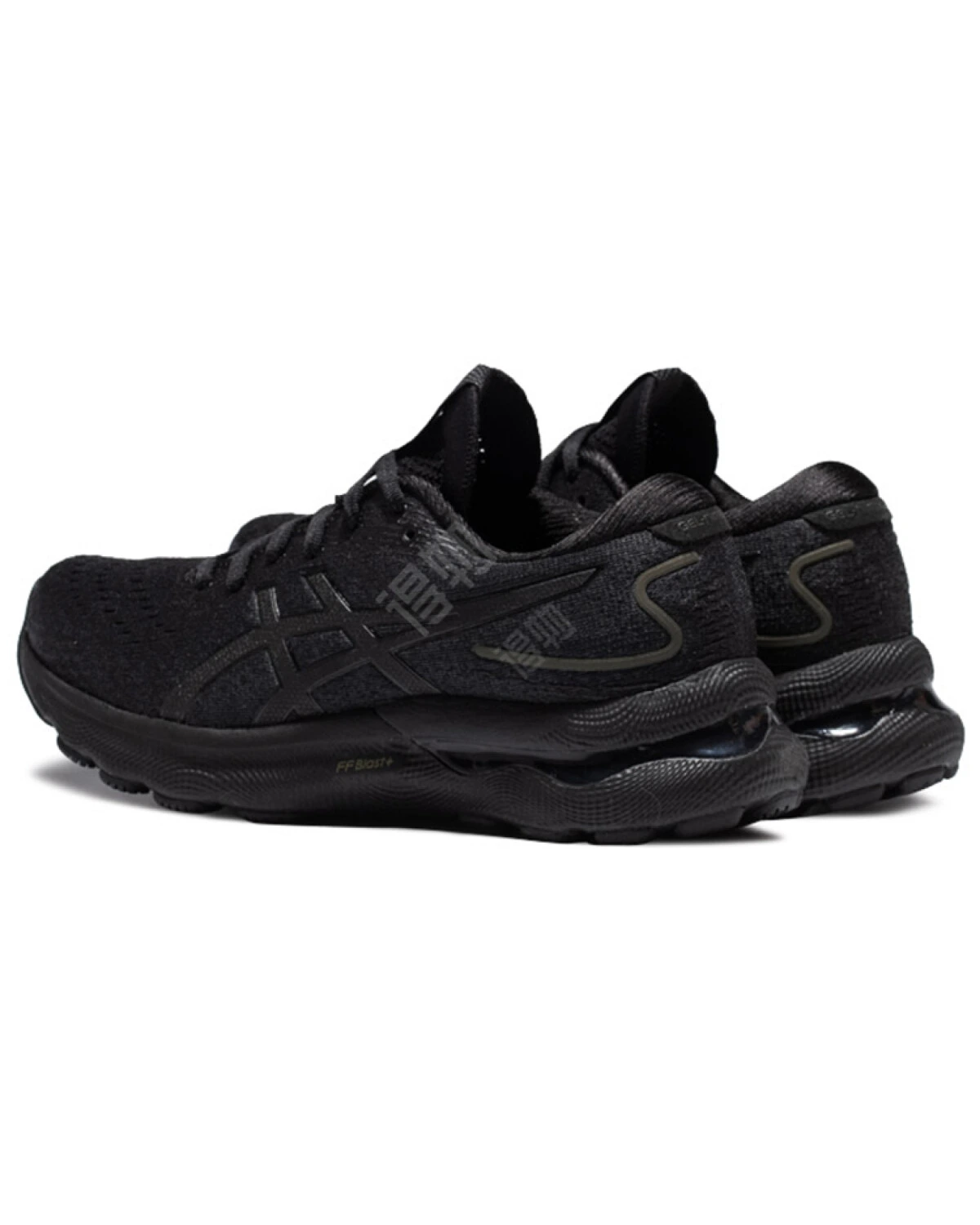 Asics GEL-Nimbus 24 женские спортивные кроссовки для марафона черные с амортизацией картинка