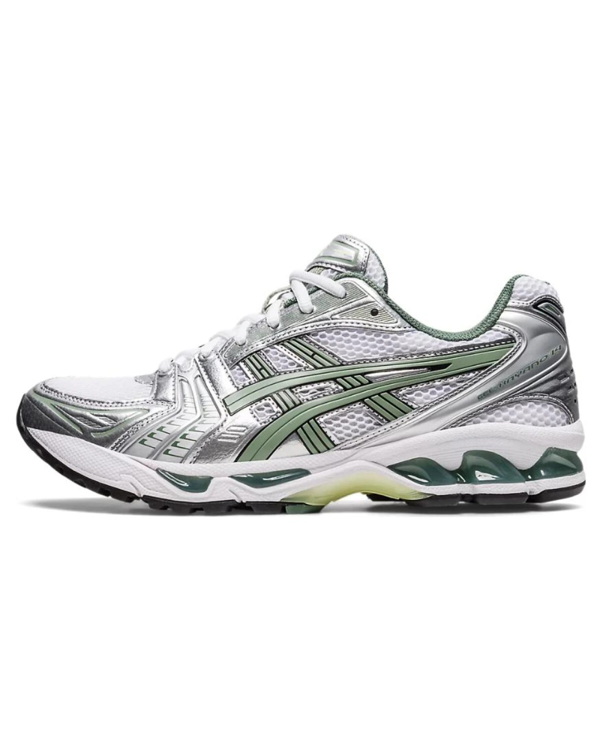 Asics Gel-Kayano 14 мужские спортивные кроссовки текстильные серебристые картинка
