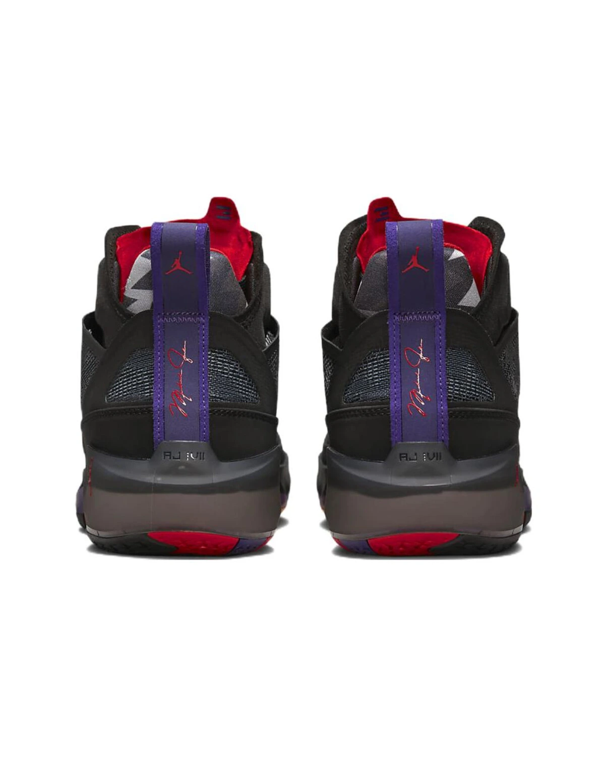 Jordan Air Jordan 37 "Beyond Borders" мужские баскетбольные кроссовки высокие черно-красные картинка