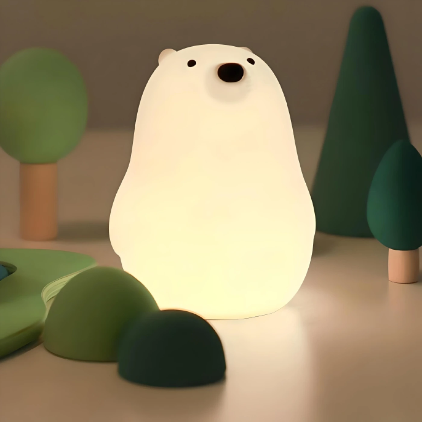 Ночник "Белый мишка" картинка