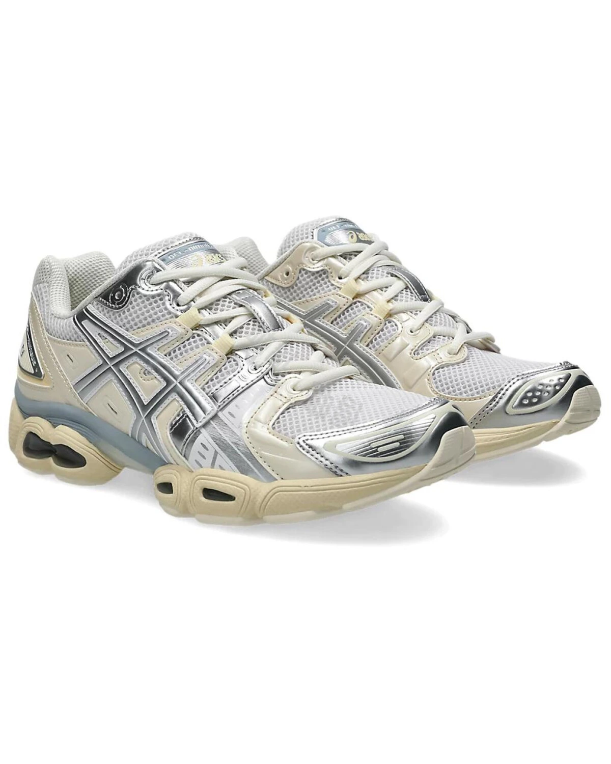 Asics GEL-Nimbus 9 унисекс кроссовки для бега с амортизацией GEL серебристые картинка