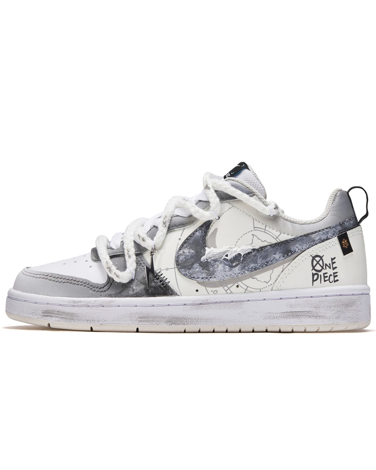 Nike Court Borough 2 Marine Storm женские кроссовки серые с амортизацией картинка