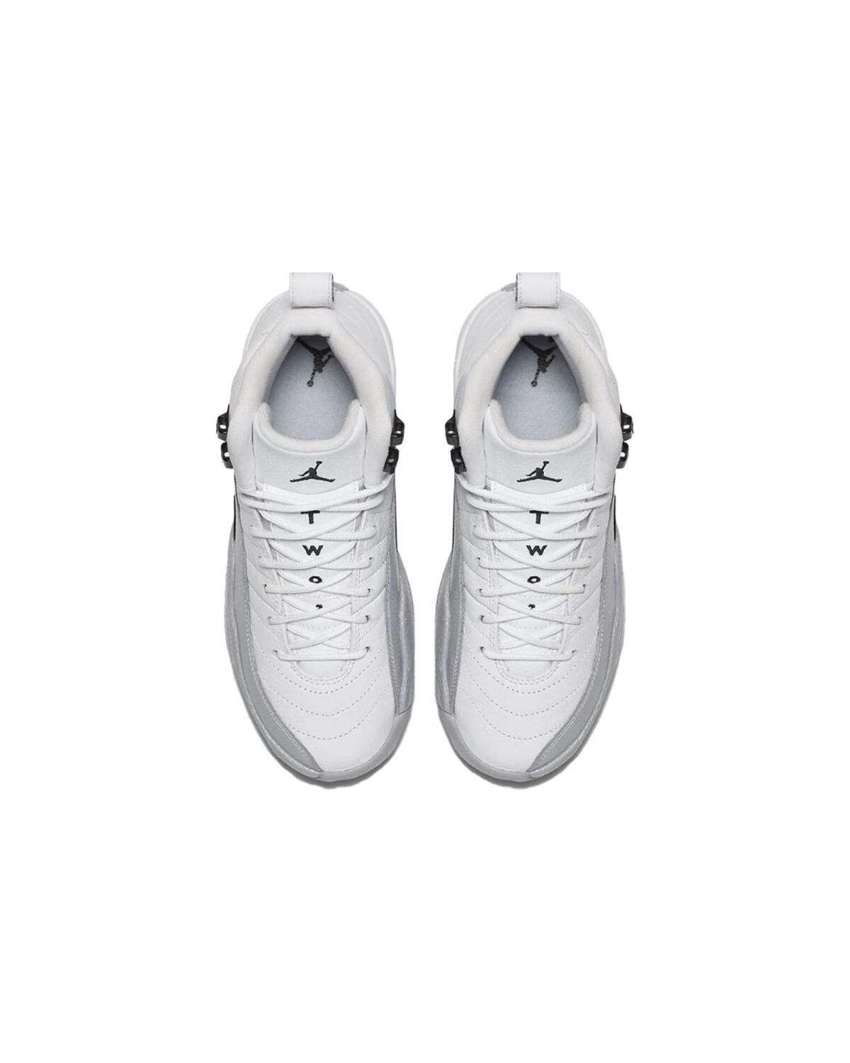 Jordan Air Jordan 12 Retro Barons высокие кроссовки из натуральной кожи белого цвета картинка