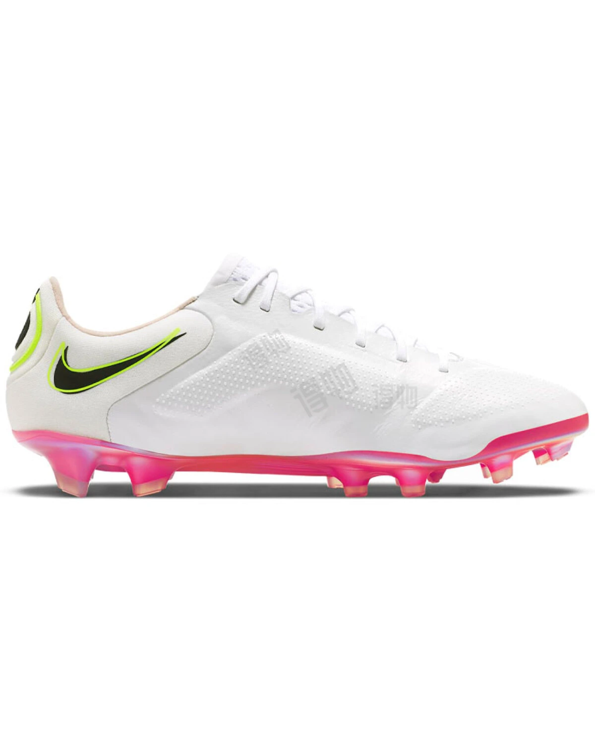 Nike Tiempo Legend 9 Elite unisex футбольные бутсы бело-розовые FG картинка