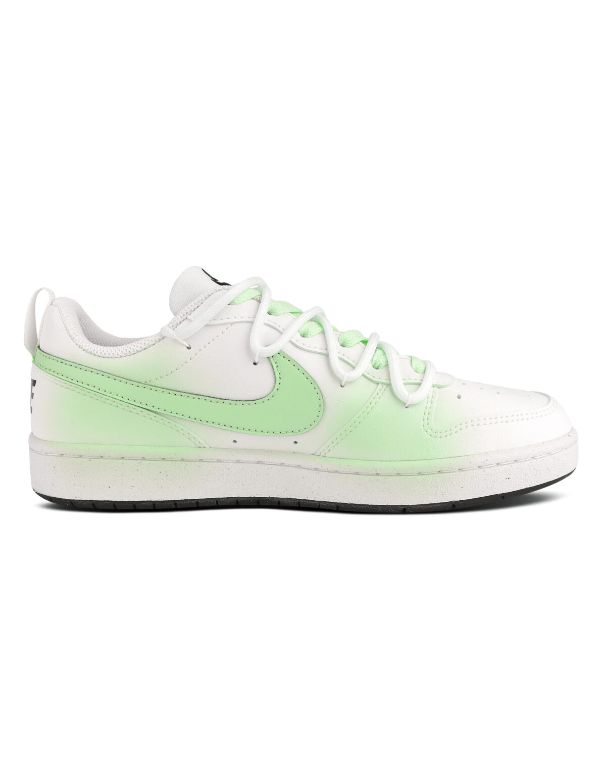 Nike Court Borough детские кроссовки искусственная кожа флуоресцентно-зеленые картинка