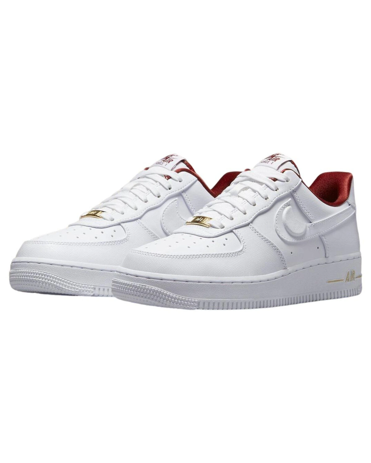 Nike Air Force 1 женские кроссовки белые картинка