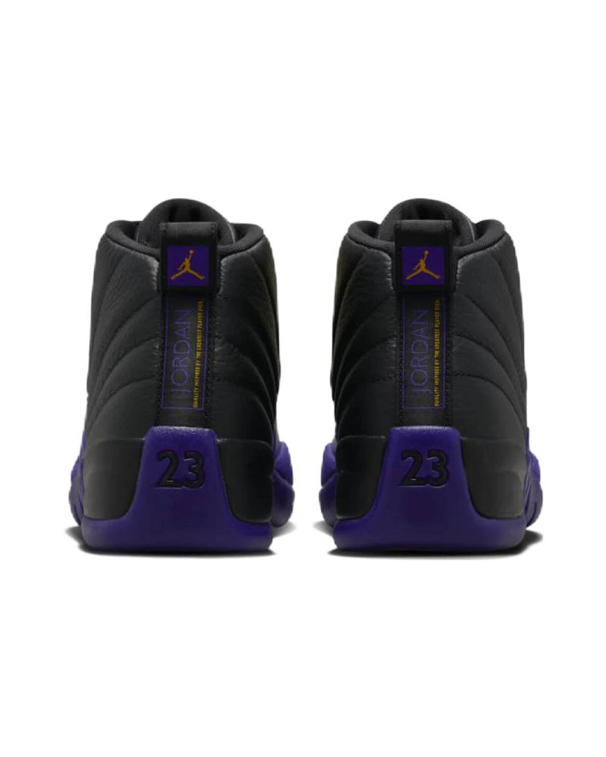 Jordan Air Jordan 12 "Field Purple" мужские спортивные кроссовки из кожи фиолетово-чёрные картинка