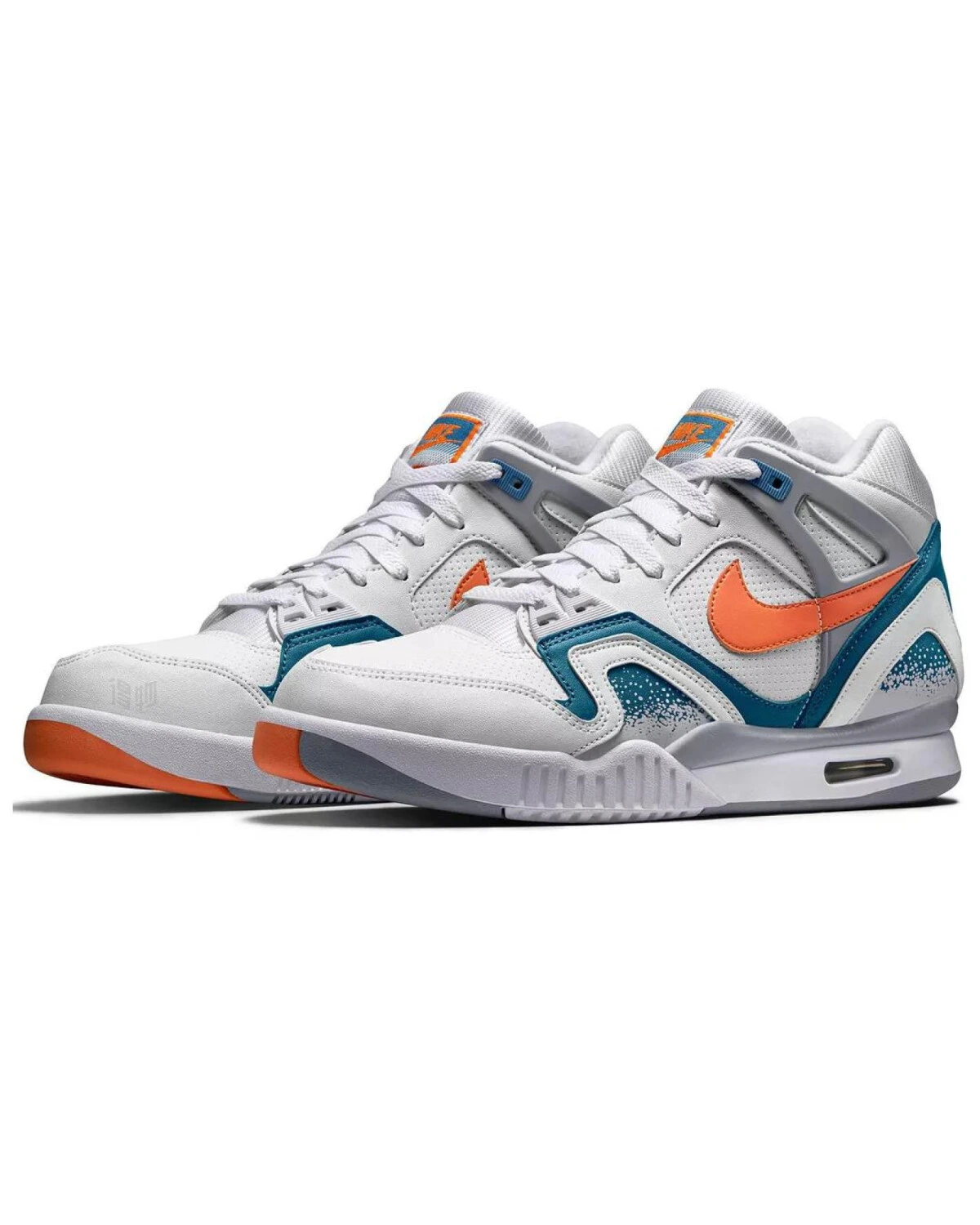 Nike Tech Challenge мужские тренировочные кроссовки из кожи серые картинка