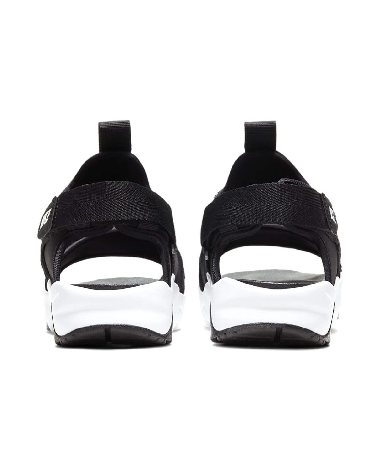 Nike Canyon женские сандалии чёрно-белые из ткани картинка