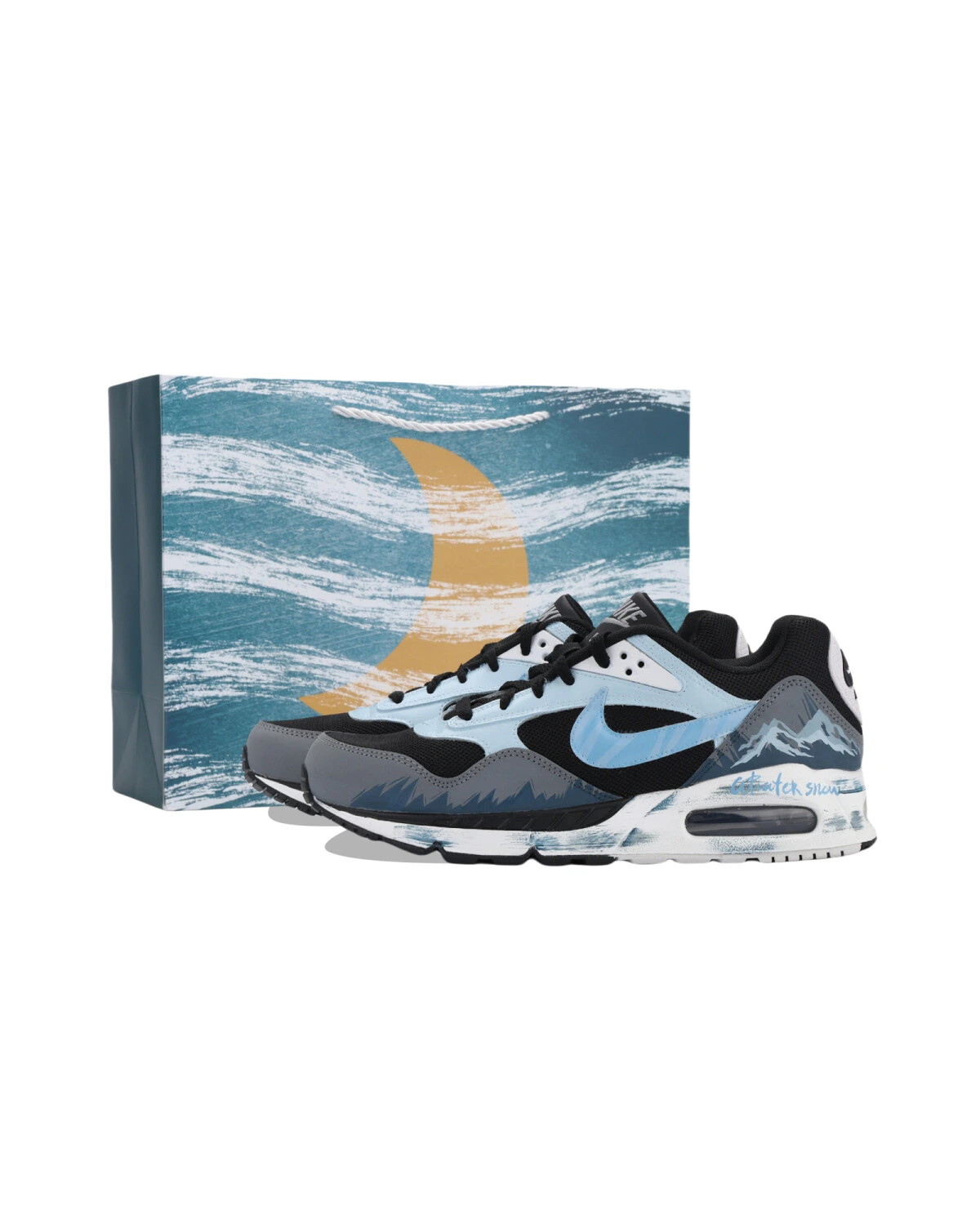 Nike Air Max Correlate unisex кроссовки с амортизацией и износостойкостью черные картинка