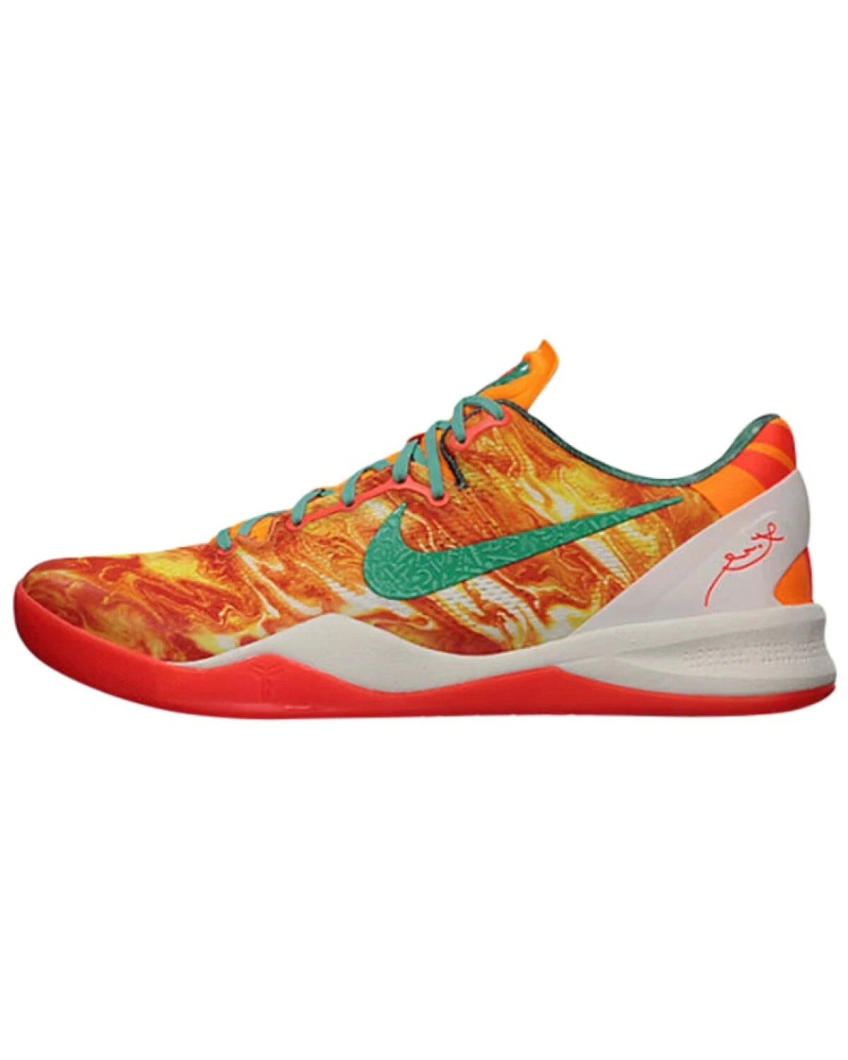 Nike Kobe 8 System+ "All Star - Extraterrestrial" мужские баскетбольные кроссовки оранжевые картинка