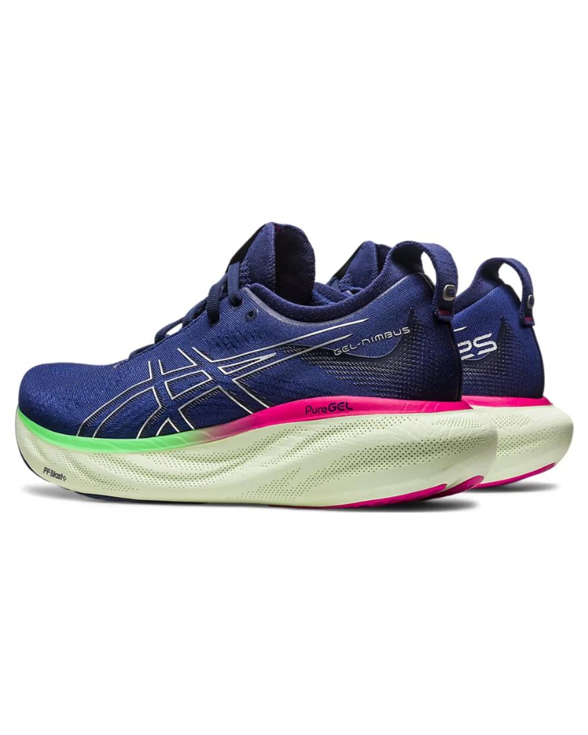 Asics GEL-Nimbus 25 женские кроссовки для бега с амортизацией синие картинка
