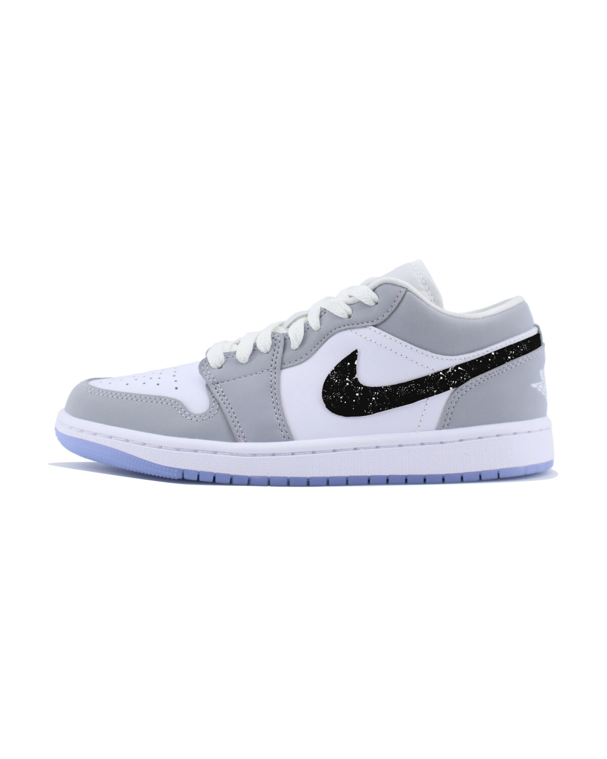 Jordan Air Jordan 1 женские кроссовки комфортные серо-голубые картинка