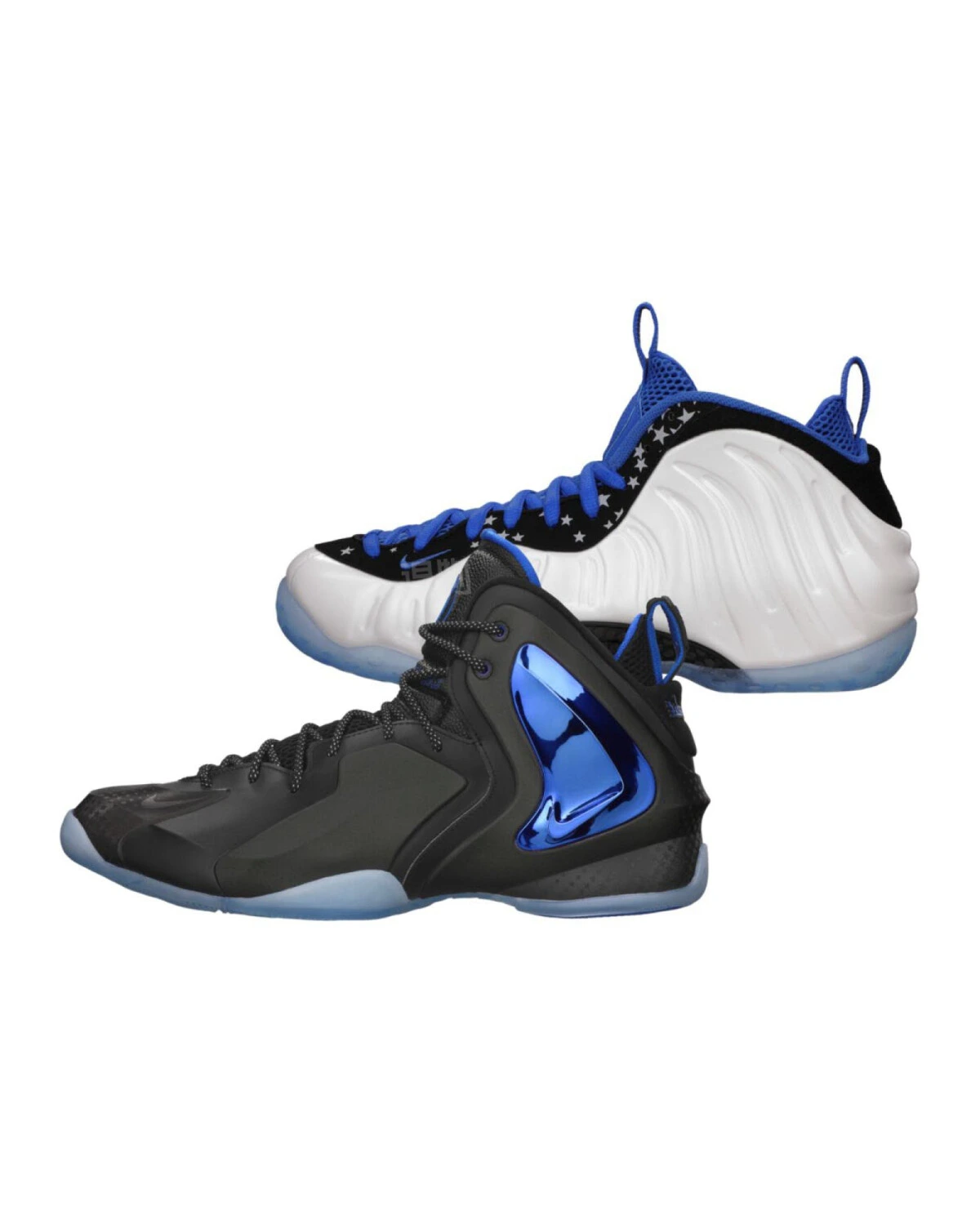 Nike Foamposite One Shooting Stars мужские спортивные кроссовки бело-синие картинка