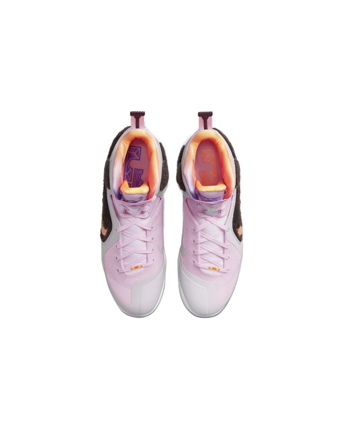 Nike Lebron 9 "Regal Pink" мужские высокие баскетбольные розовые картинка