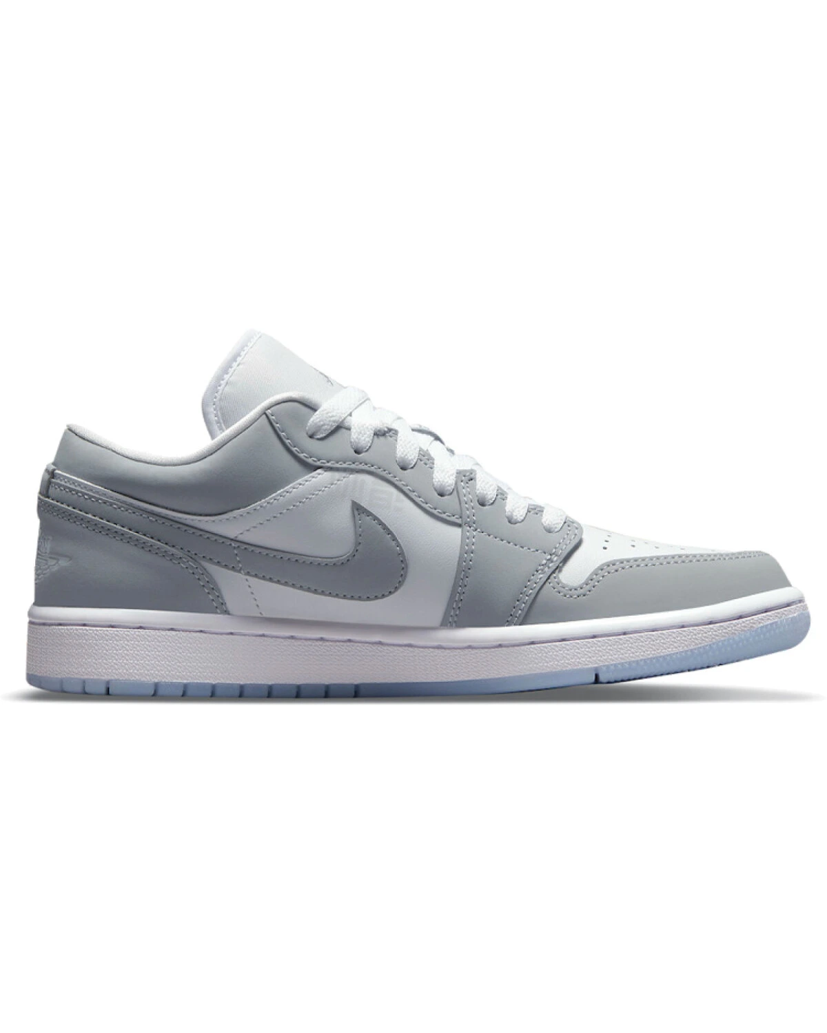 Jordan Air Jordan 1 женские кроссовки серо-белые с амортизацией картинка