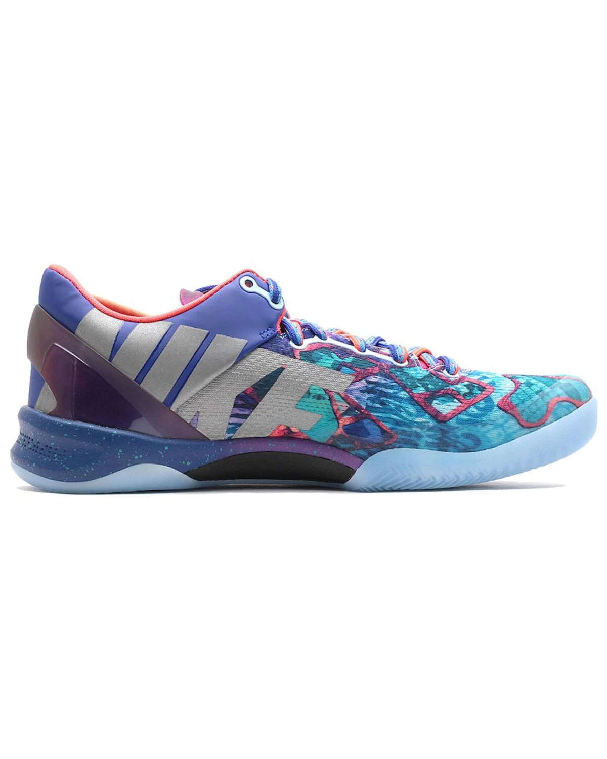 Nike Kobe 8 What The Kobe (WTK) мужские баскетбольные кроссовки оранжево-синие картинка