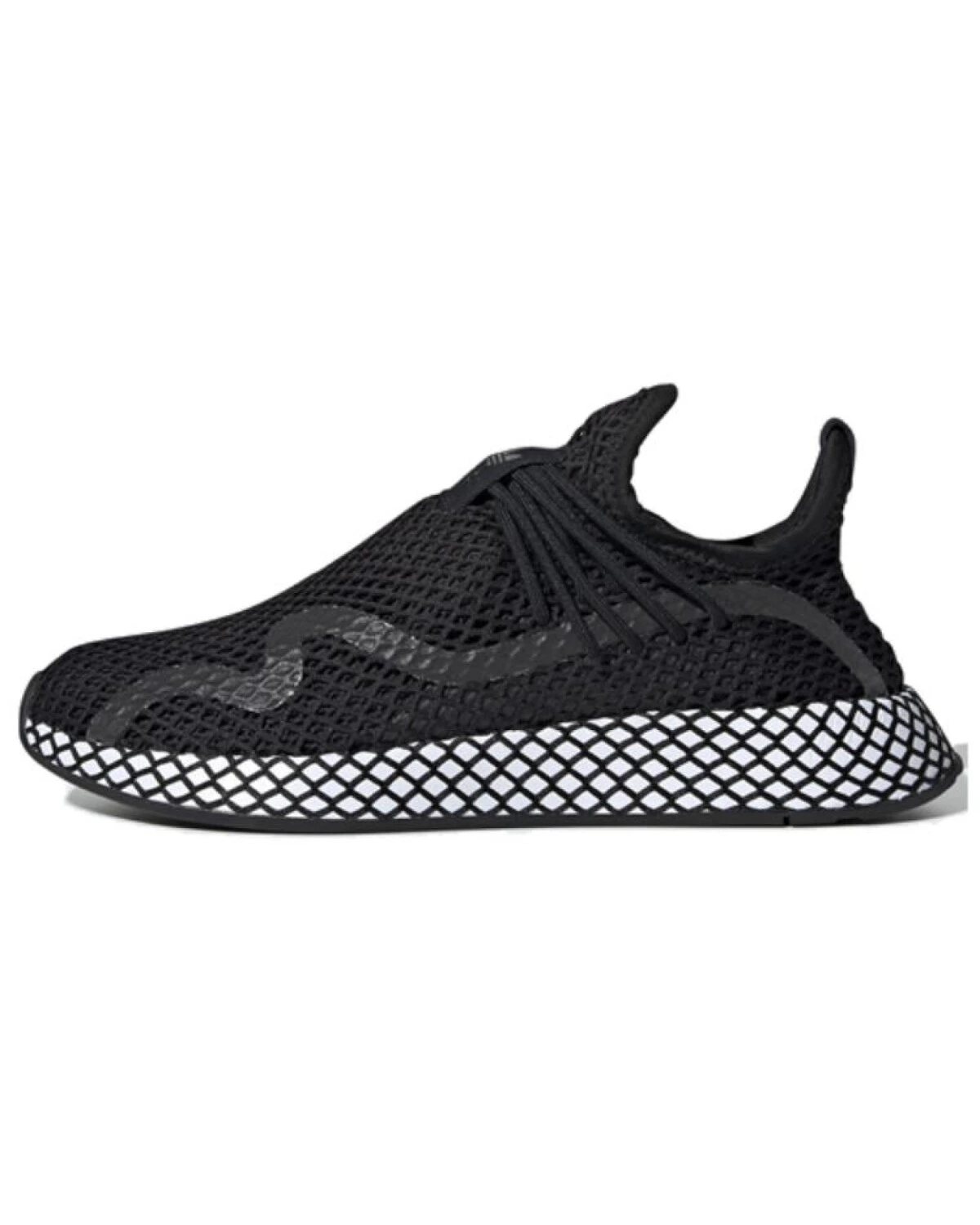 Adidas Originals Deerupt унисекс кроссовки черные разноцветные с амортизацией картинка