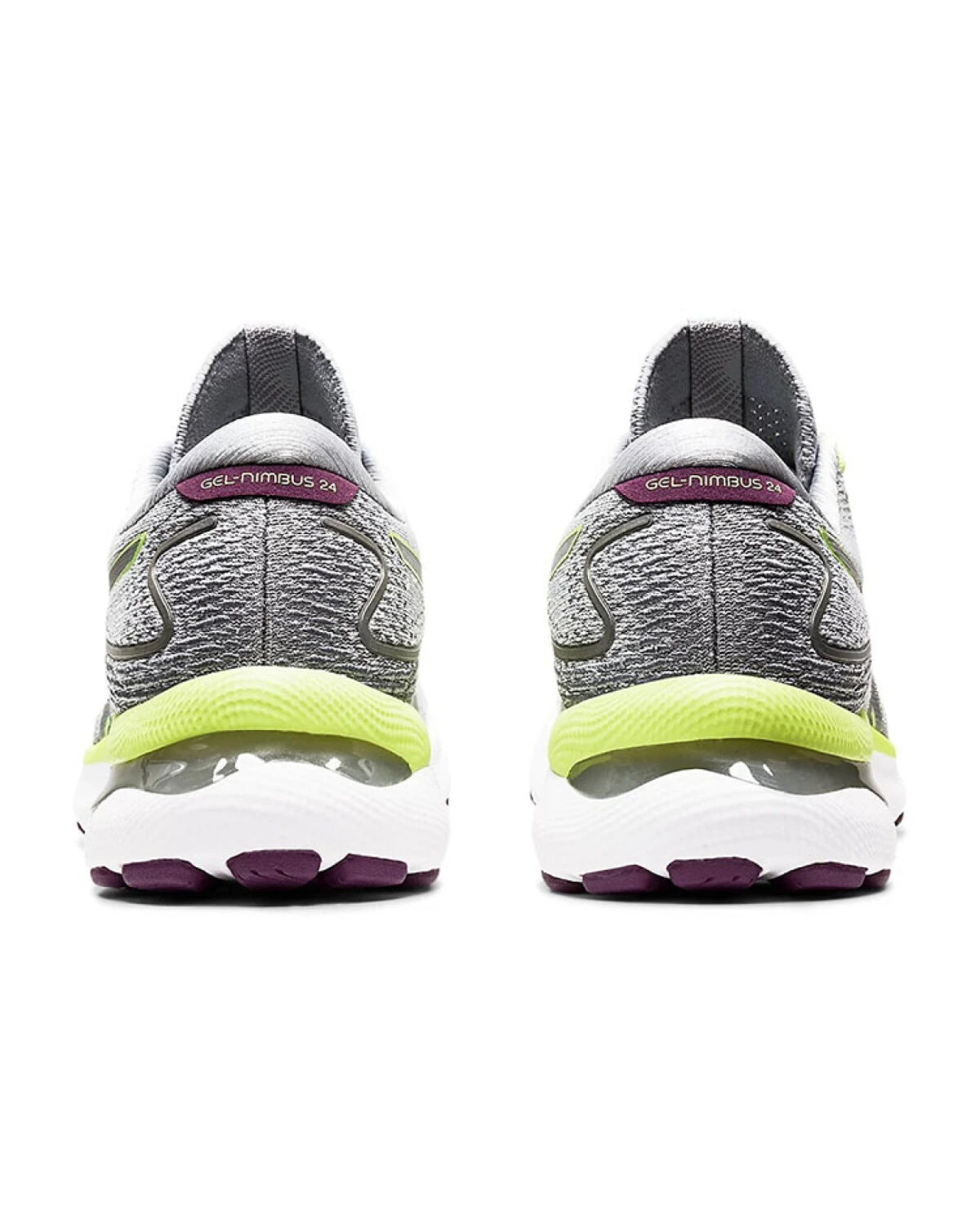 Asics GEL-Nimbus 24 женские кроссовки для бега с амортизацией и дышащим верхом серые картинка