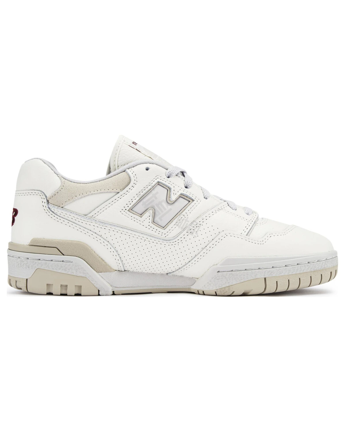 New Balance 550 унисекс кроссовки кожаные белые картинка
