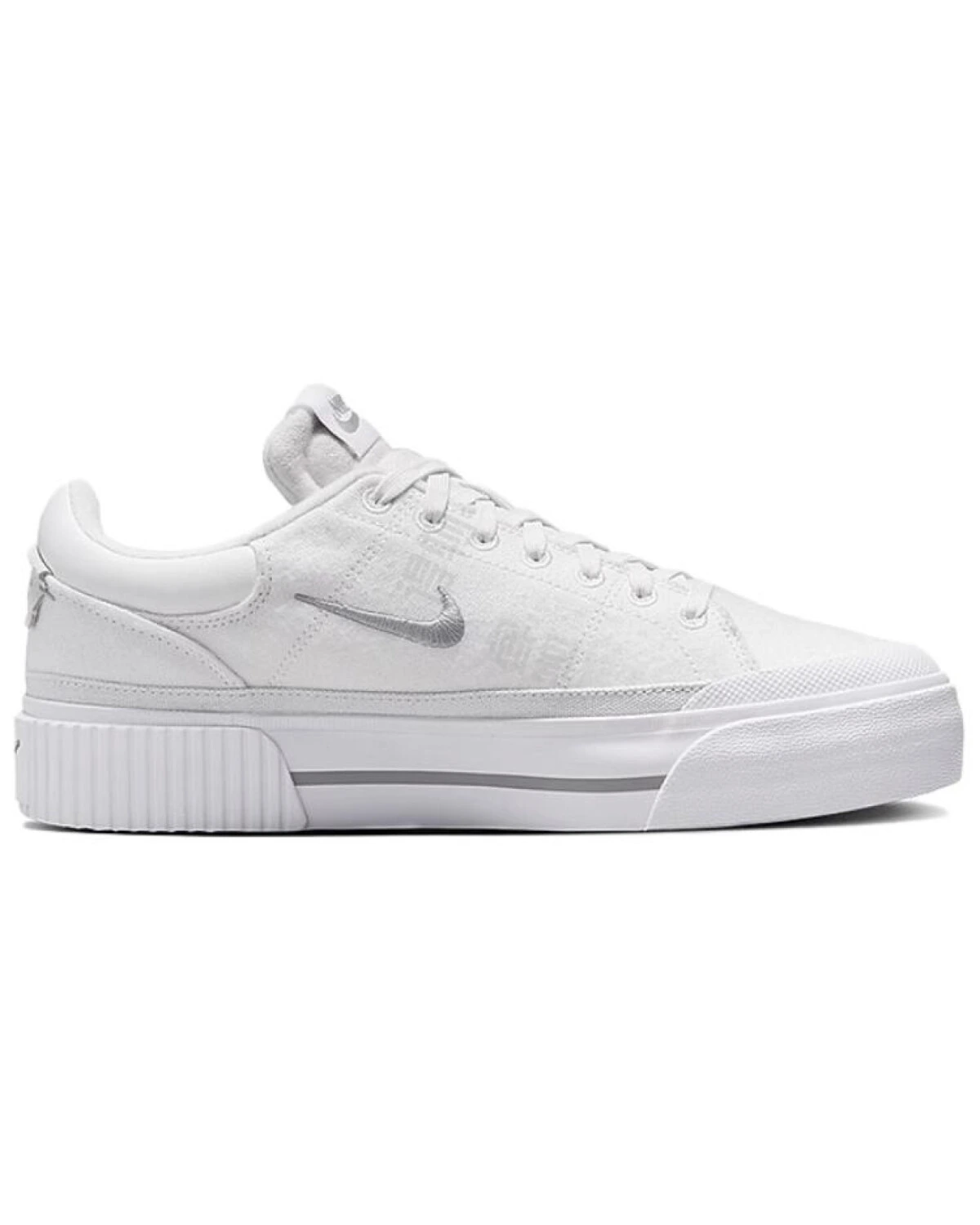 Nike Court Legacy женские кеды из натуральной кожи и замши белого цвета картинка