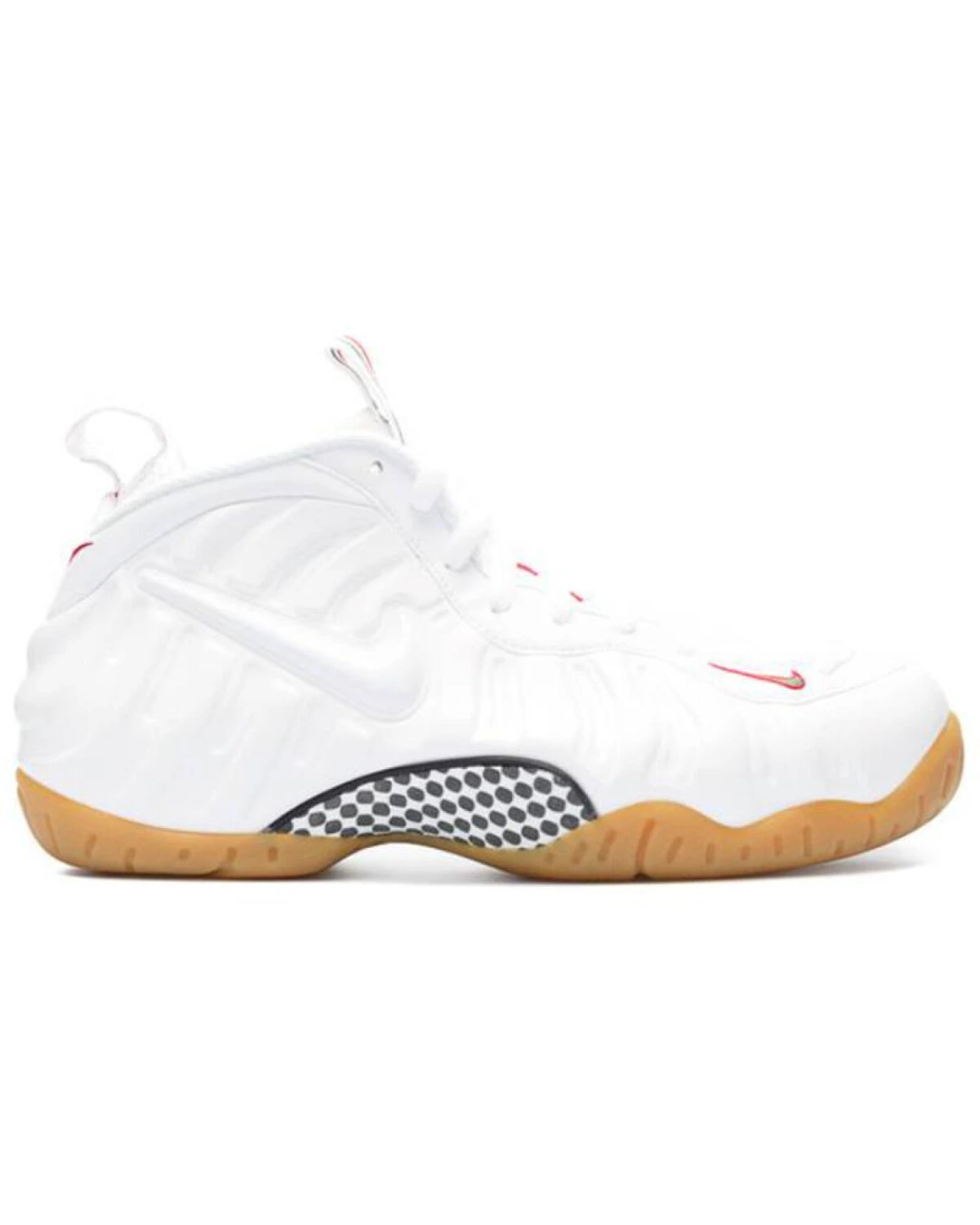 Nike Foamposite Pro White Gucci унисекс кроссовки белые баскетбольные картинка