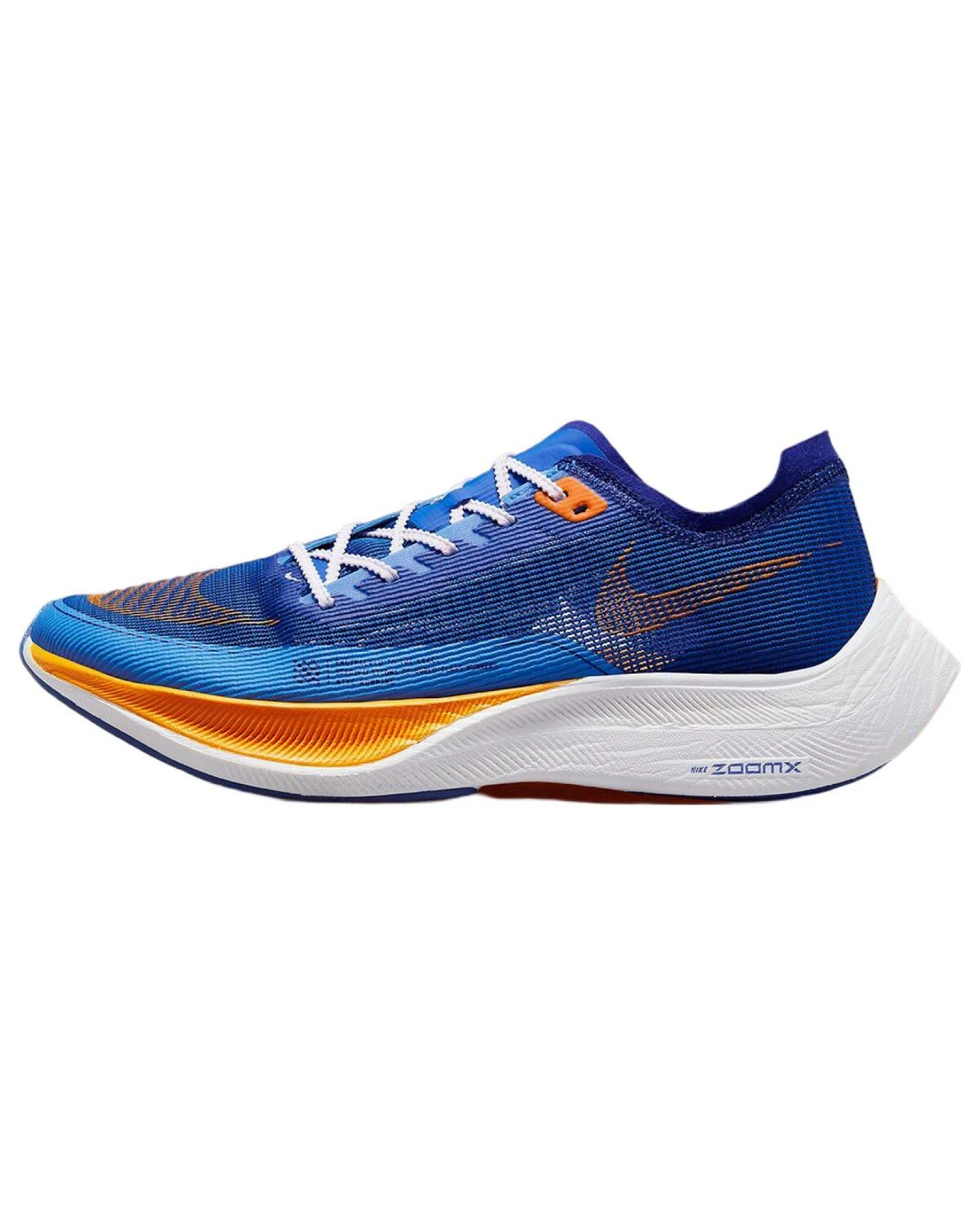 Nike ZoomX Vaporfly Next% 2 унисекс беговые кроссовки сине-оранжевые картинка