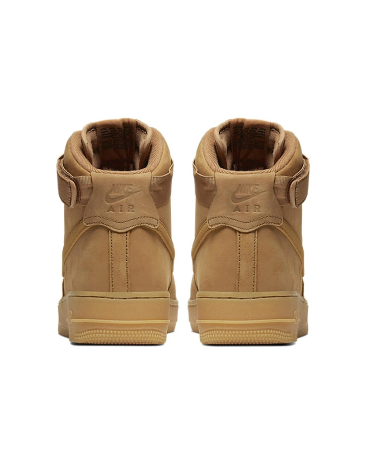 Nike Air Force 1 High '07 WB Flax унисекс кроссовки высокие бежевые картинка