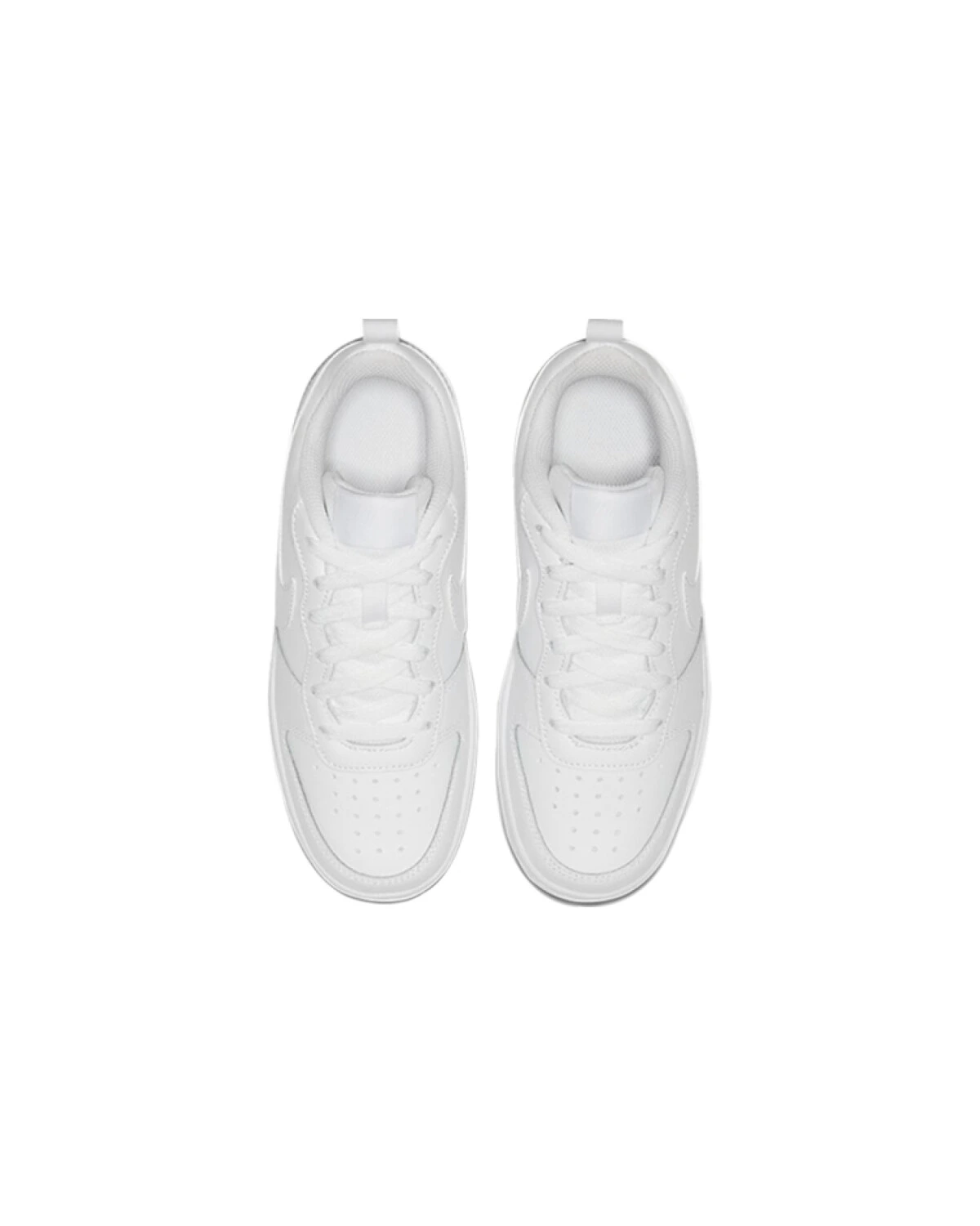 Nike Court Borough Low 2 детские кеды белые с амортизацией и износостойкостью картинка