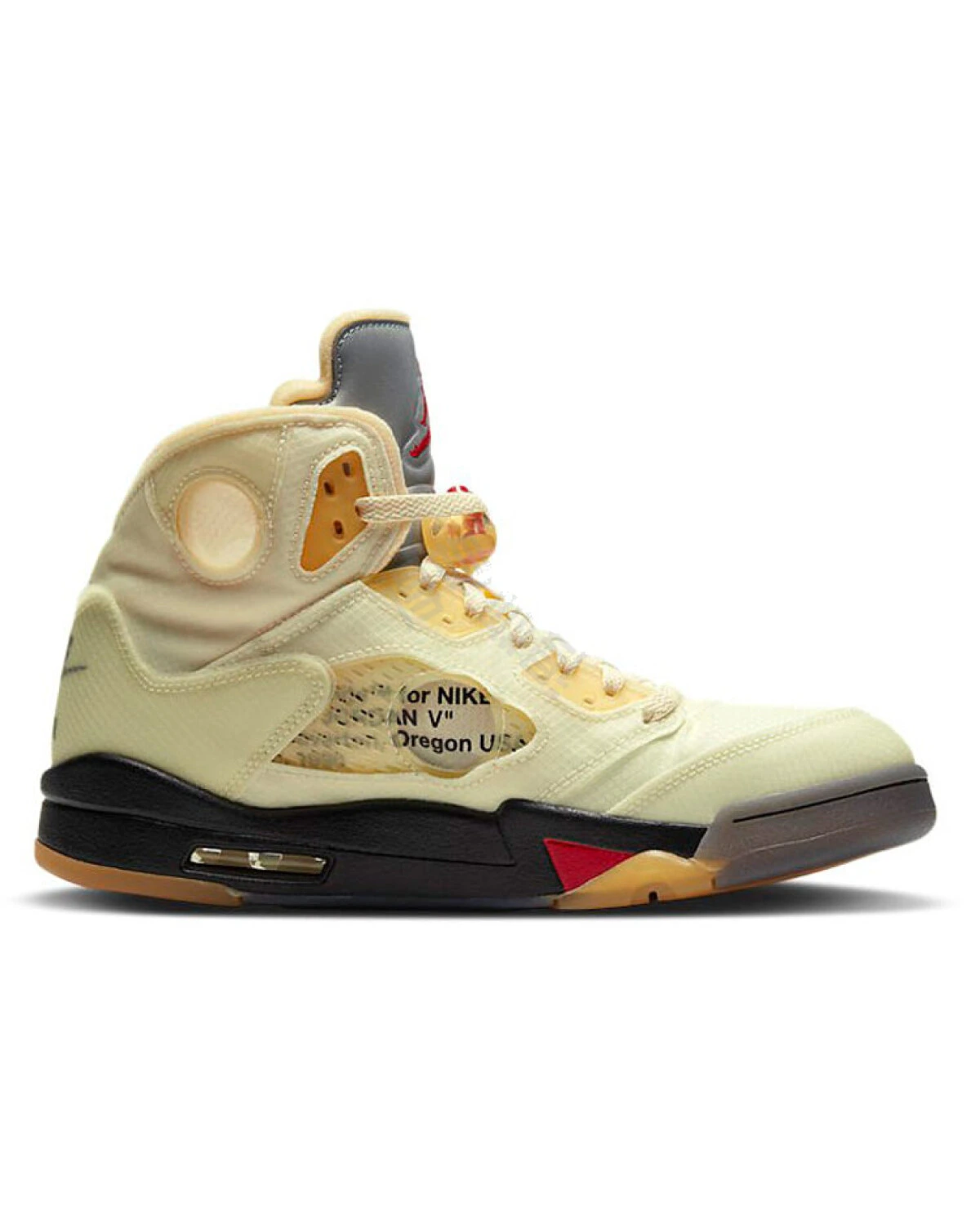 Jordan Air Jordan 5 "Sail" унисекс баскетбольные кроссовки белые высокие картинка