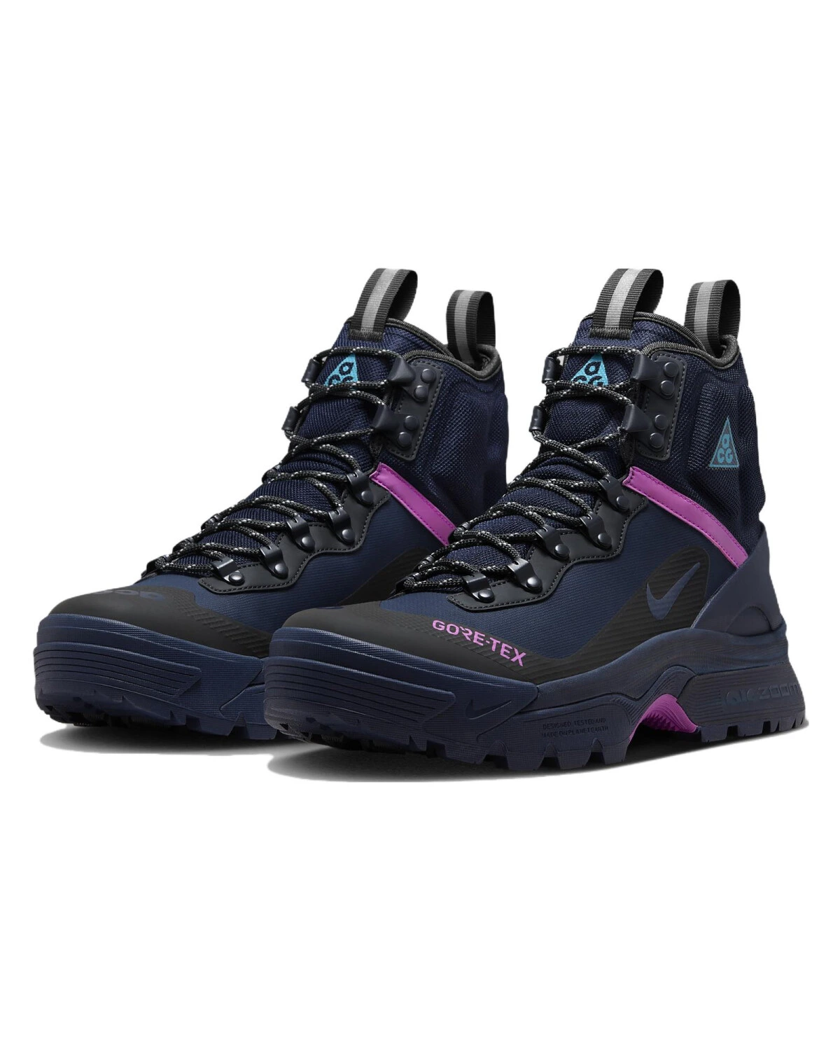 Nike ACG Air Zoom Gaiadome унисекс высокие кроссовки темно-синие картинка