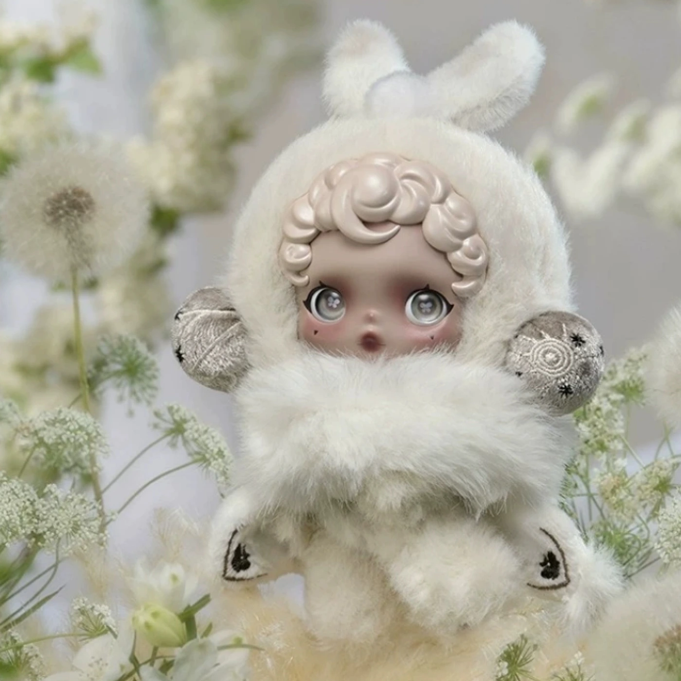 Коллекционный брелок POP MART SKULLPANDA L'impressionnisme (Mist) картинка