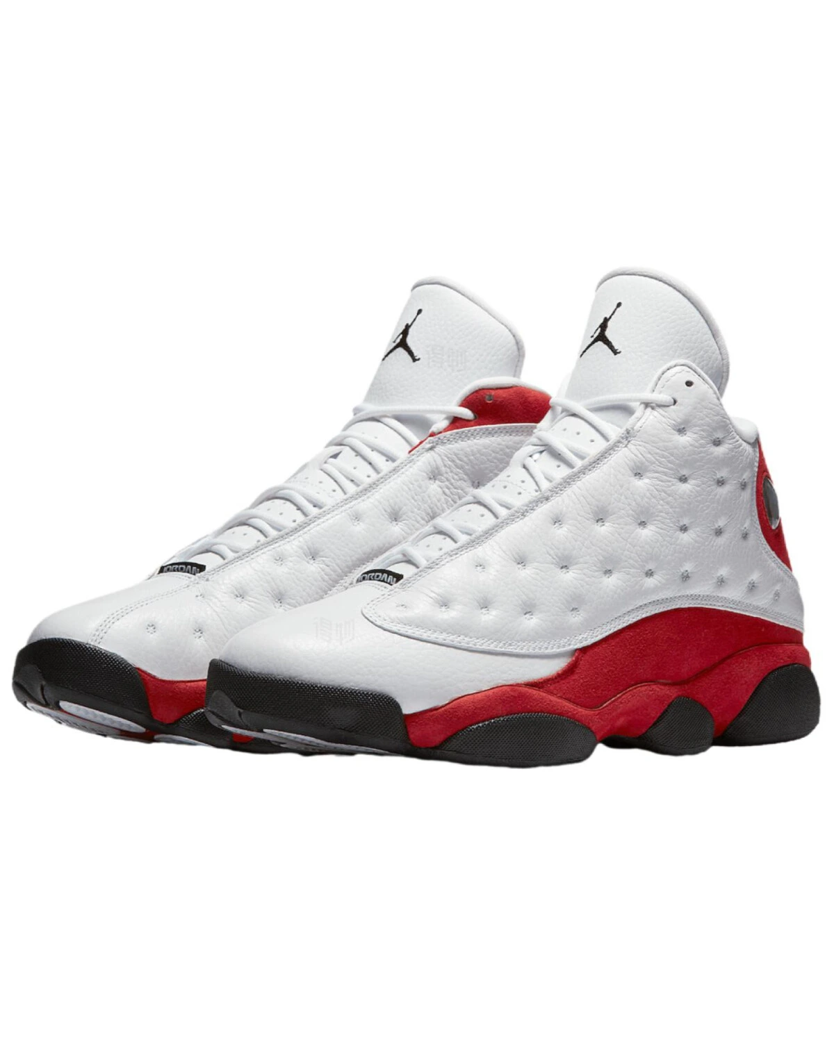 Jordan Air Jordan 13 Unisex кроссовки бело-красные средние картинка