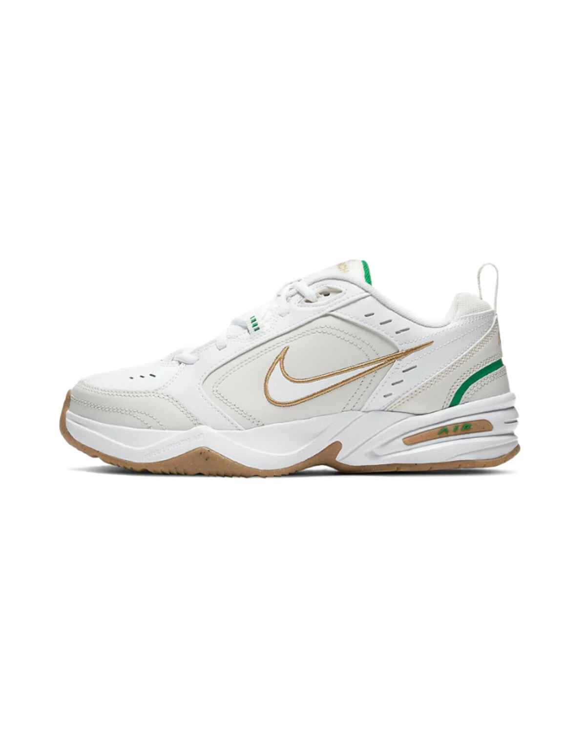 Nike Air Monarch 4 мужские кроссовки из натуральной кожи бело-голубые картинка