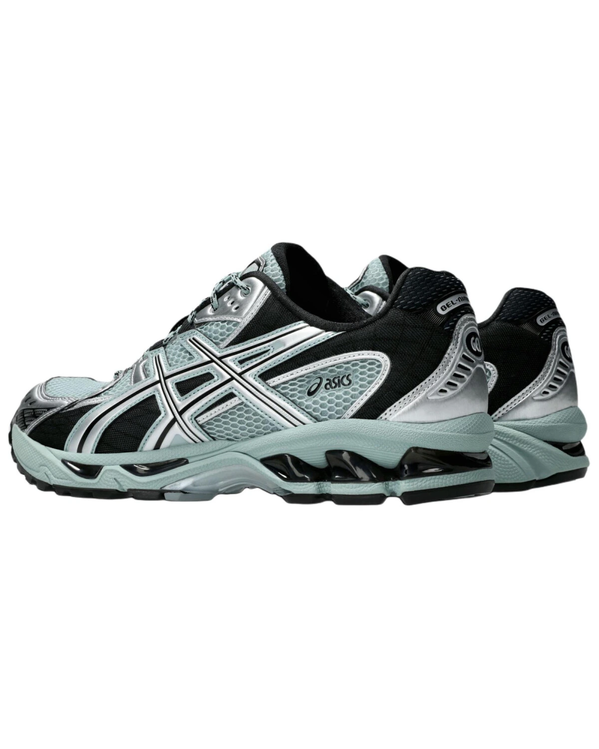 Asics GEL-Nimbus 10.1 unisex кроссовки для бега ретро-стиль сине-чёрные картинка